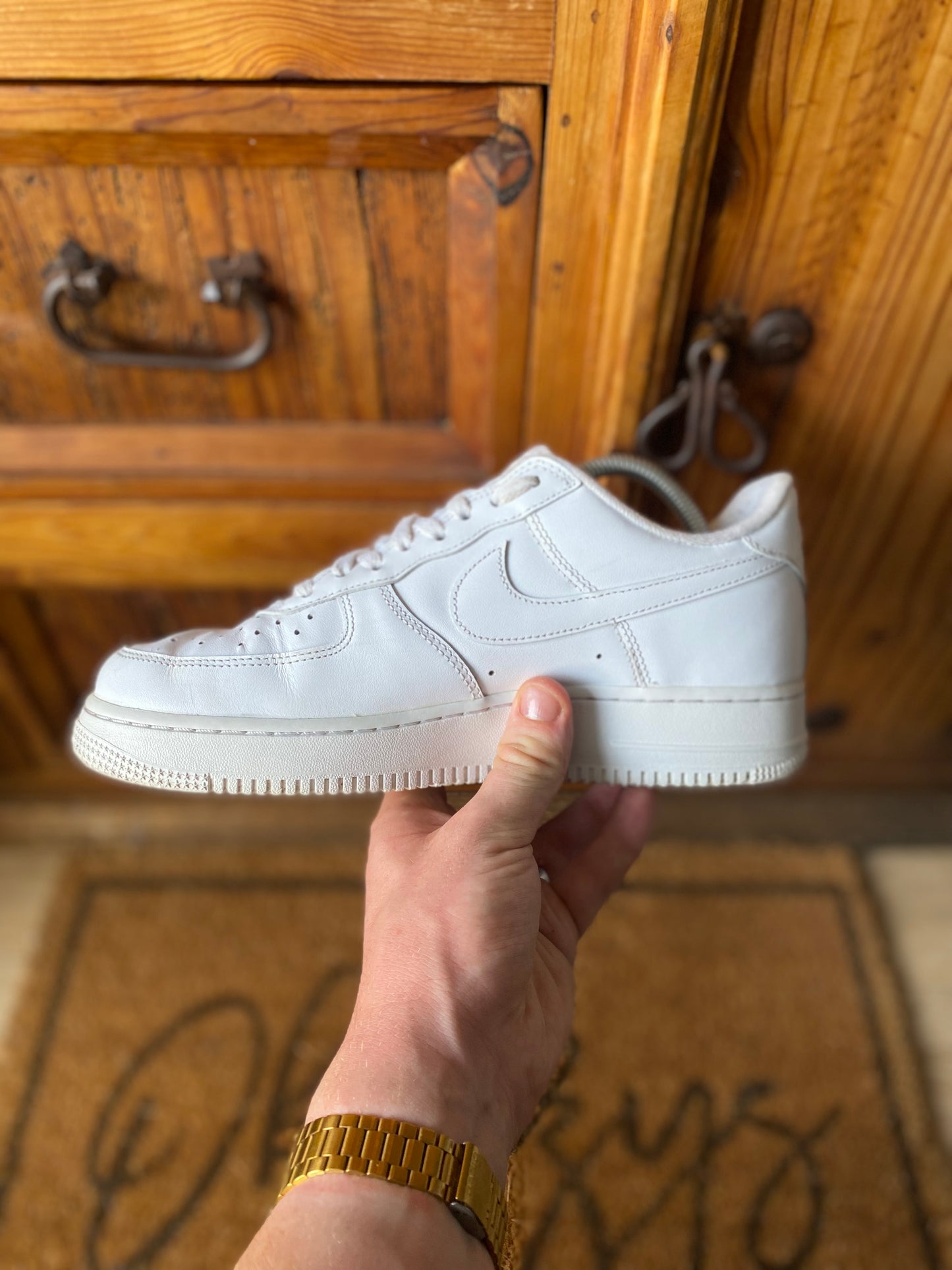 NIKE X SUPREME AIR FORCE 1 ‘WHITE’ - UK 7
