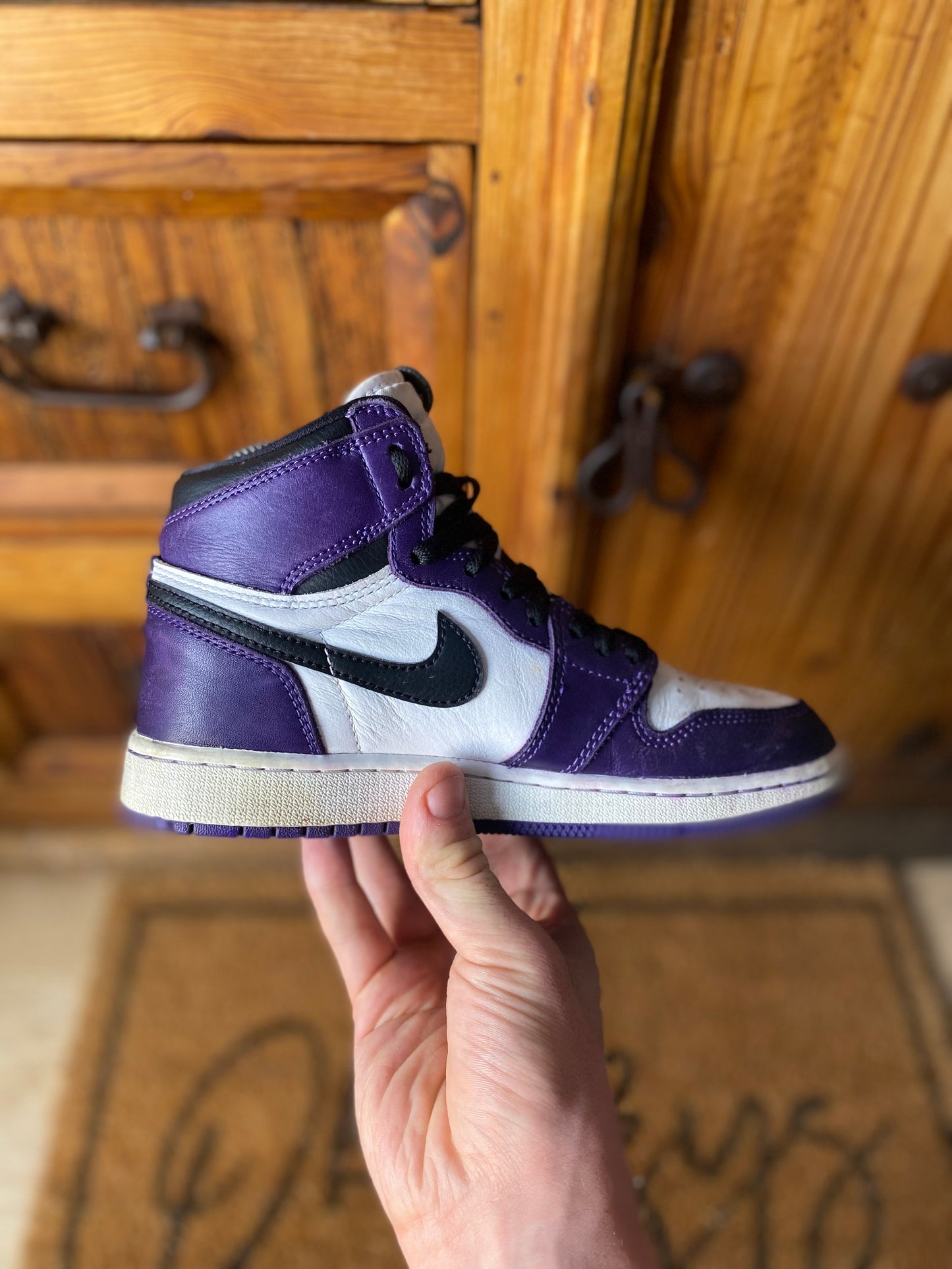 JORDAN 1 HIGH ‘COURT PURPLE WHITE’ - UK 4