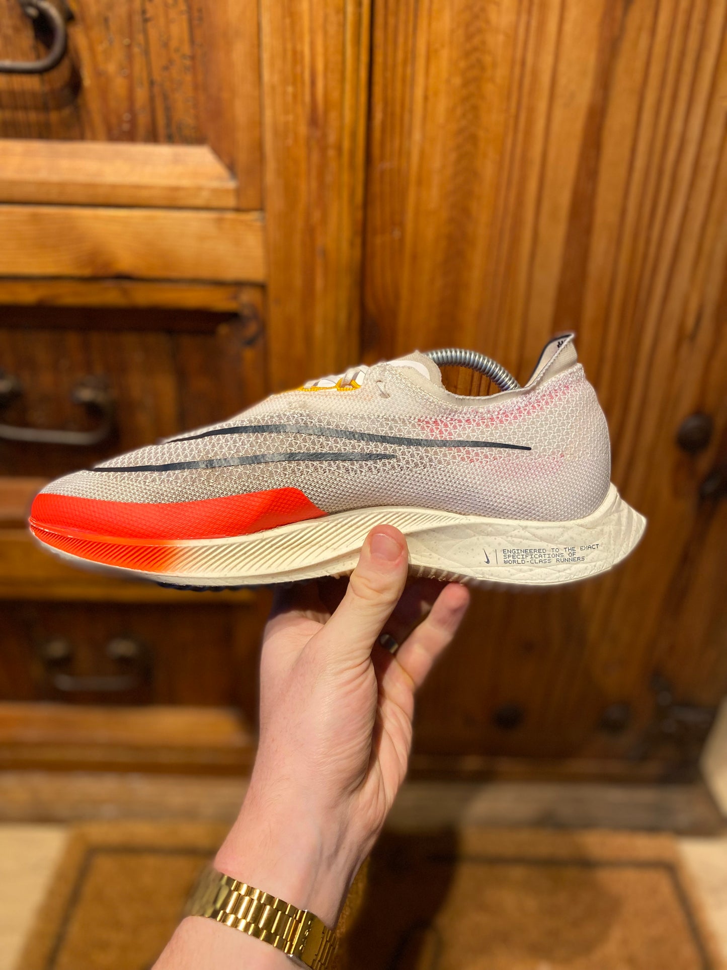 NIKE ZOOMX STREAKFLY ‘WHITE BRIGHT CRIMSON’ - UK 8.5