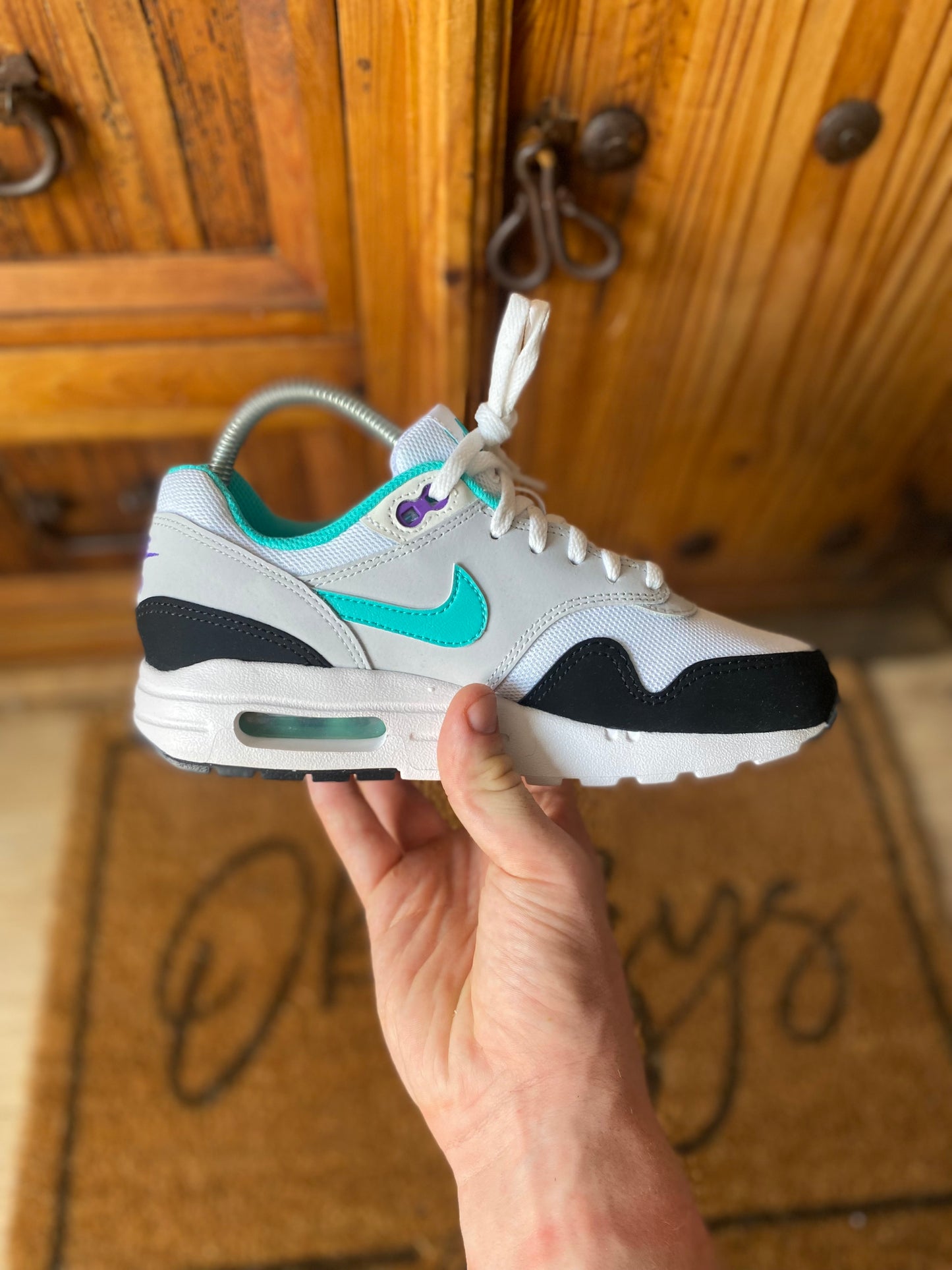 NIKE AIR MAX 1 ‘COURT PURPLE HYPER JADE’ - UK 4.5