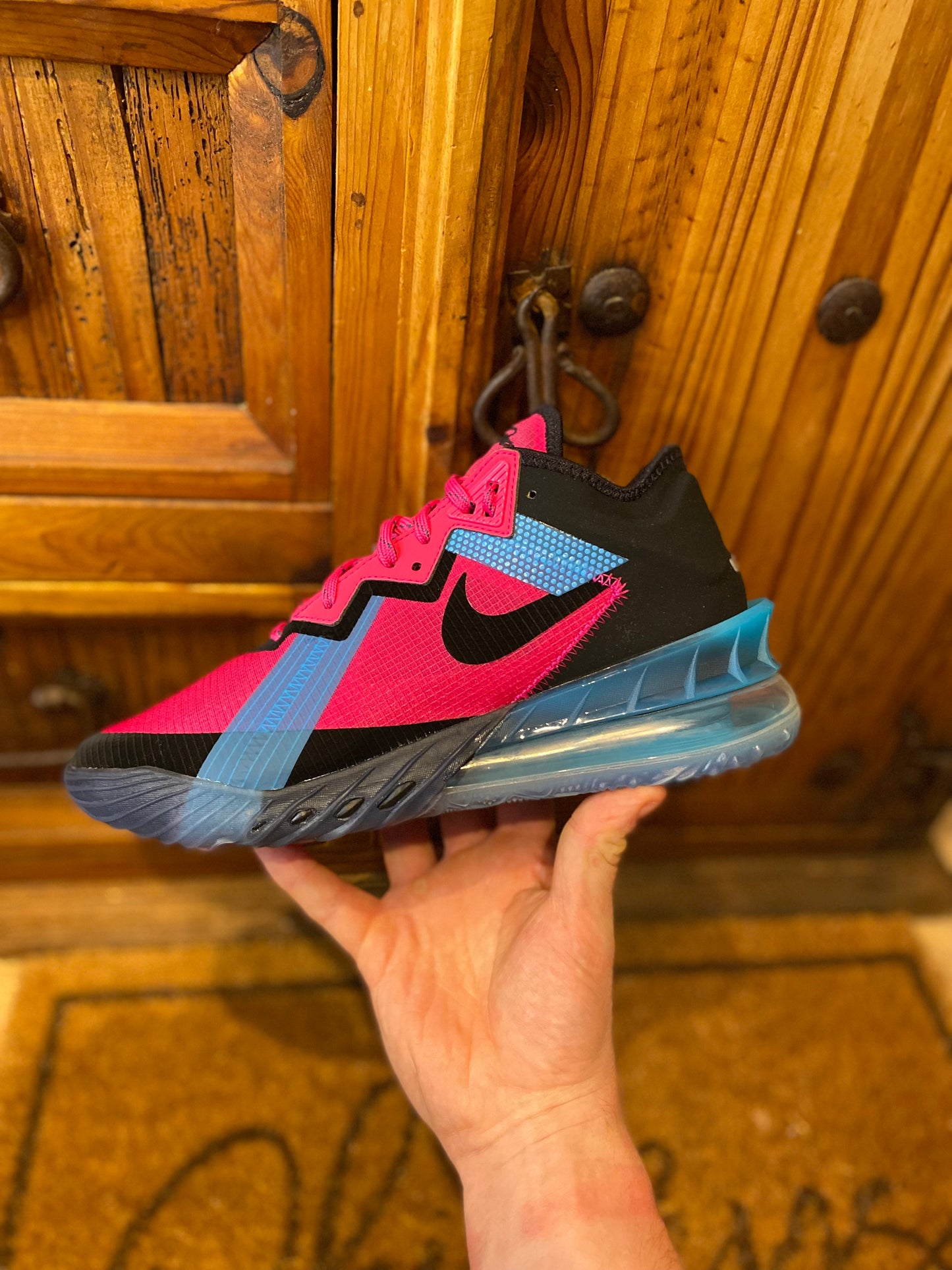 NIKE LEBRON 18 LOW ‘FIREBERRY’ - DS - UK 7