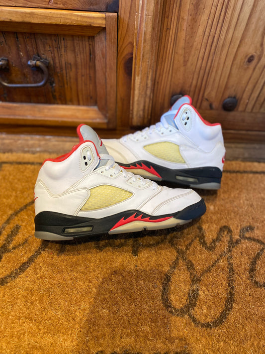 JORDAN 5 ‘FIRE RED SILVER TONGUE’ - UK 5.5