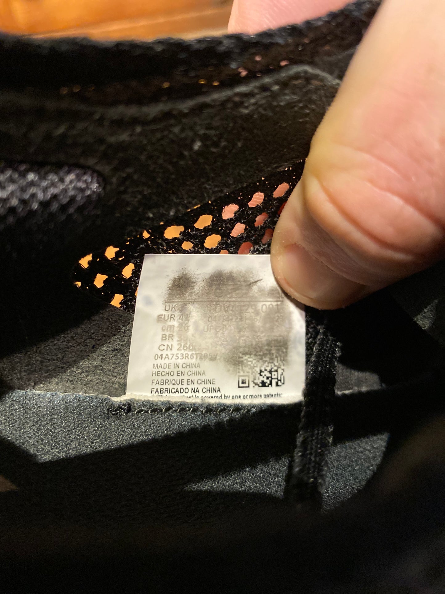 NIKE ZOOMX VAPORFLY 3 ‘BLACK METALLIC GOLD GRAIN’ - UK 7