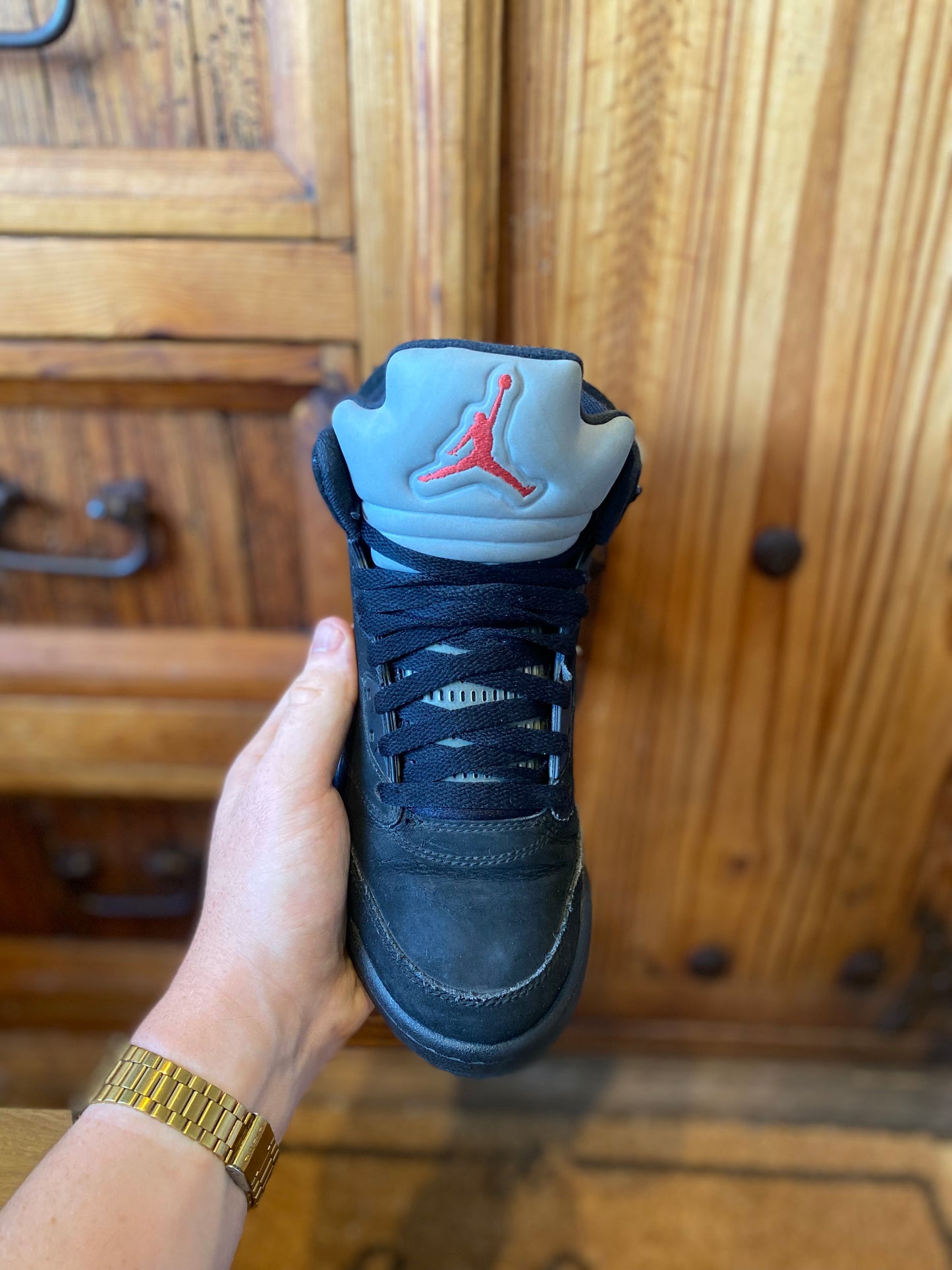 JORDAN 5 ‘BLACK METALLIC’ - UK 6