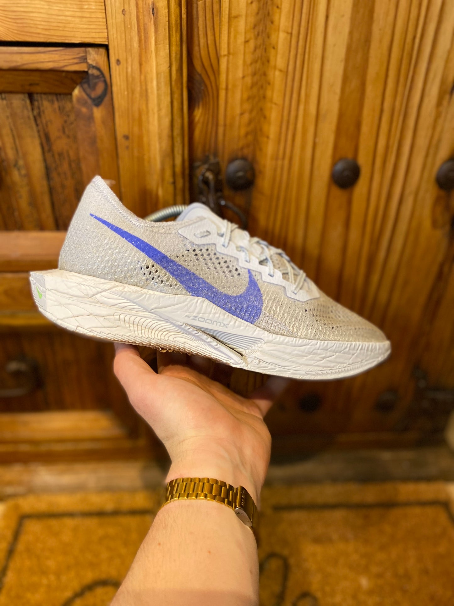 NIKE ZOOMX VAPORFLY 3 ‘FOOTBALL GREY RACER BLUE’ - UK 10.5