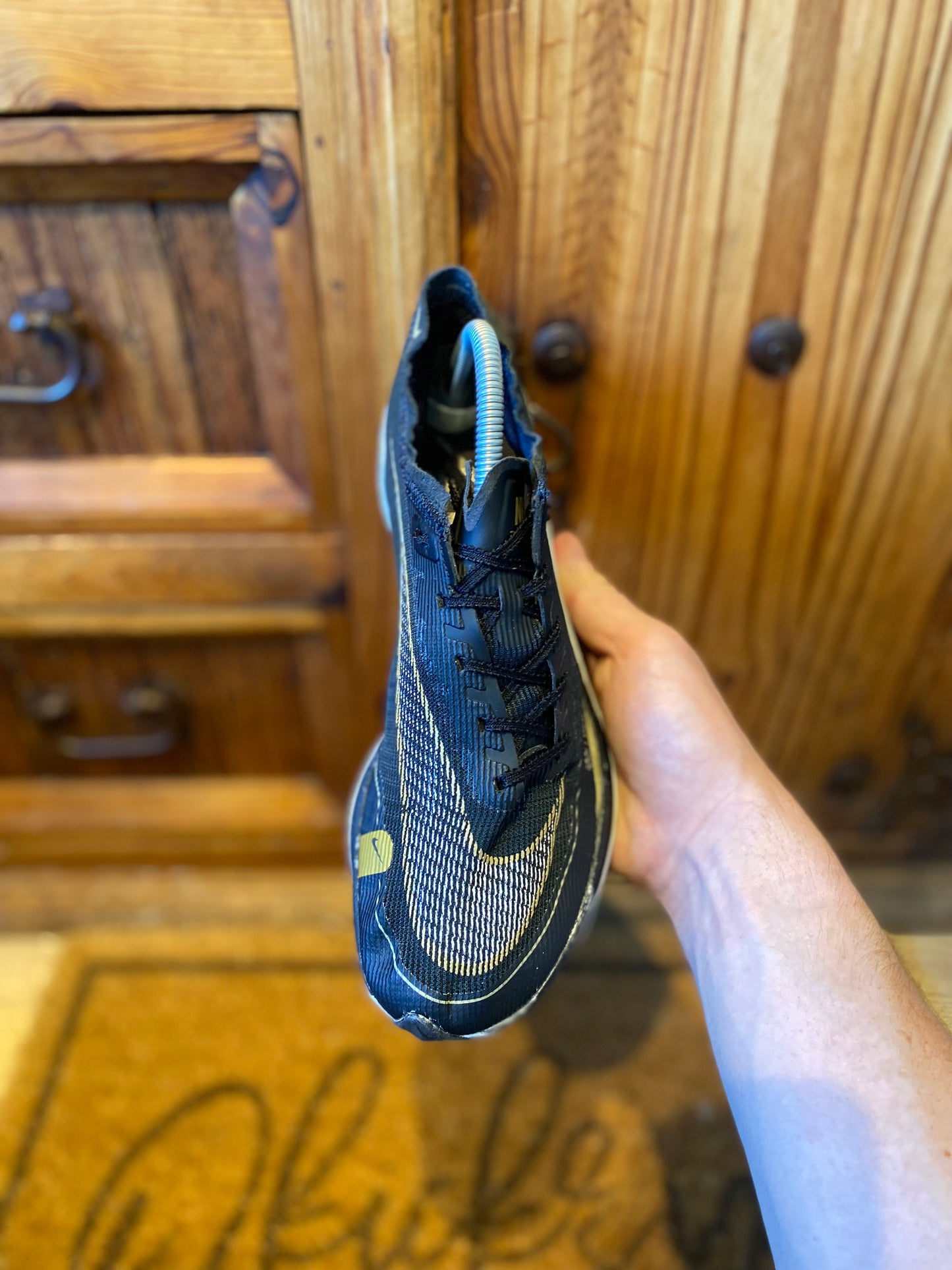 NIKE ZOOMX VAPORFLY NEXT% 2 ‘BLACK METALLIC GOLD COIN’ - UK 6.5