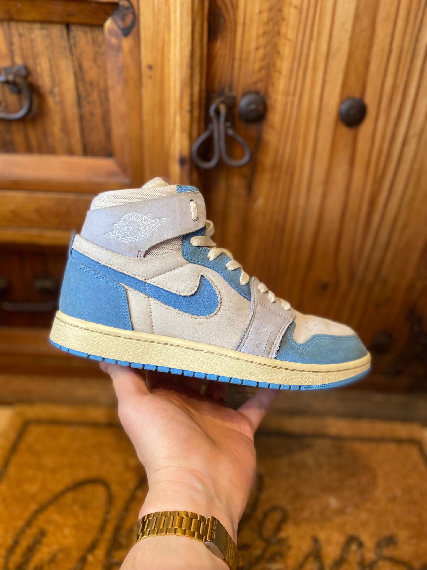 JORDAN 1 HIGH ZOOM AIR CMFT ‘PHANTOM UNIVERSITY BLUE’ - UK 7