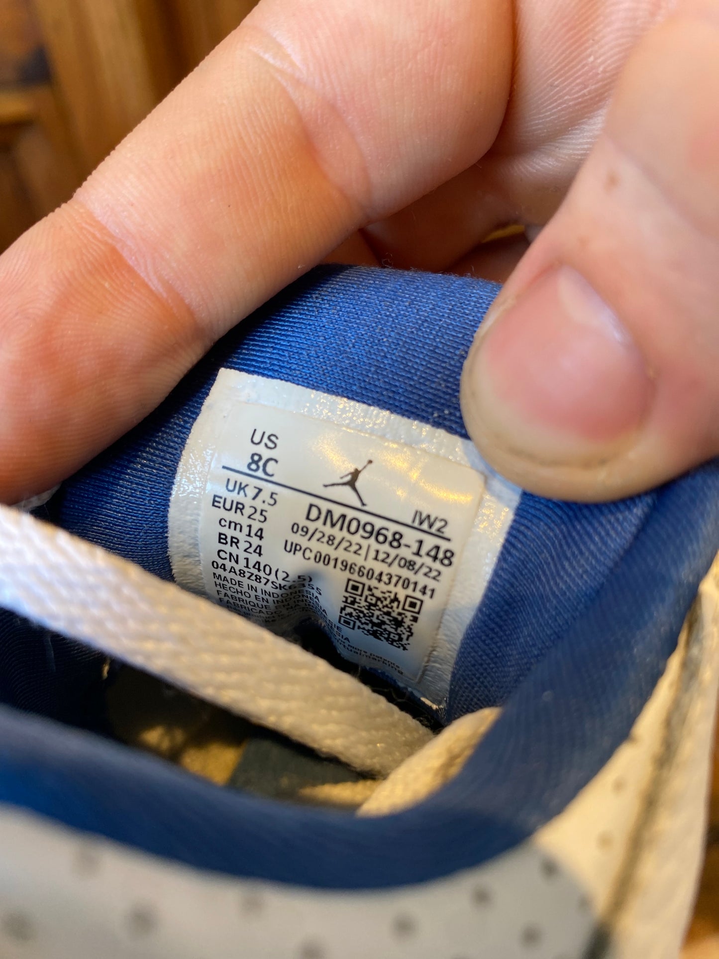 JORDAN 3 ‘WIZARDS’ - UK 7.5 TD