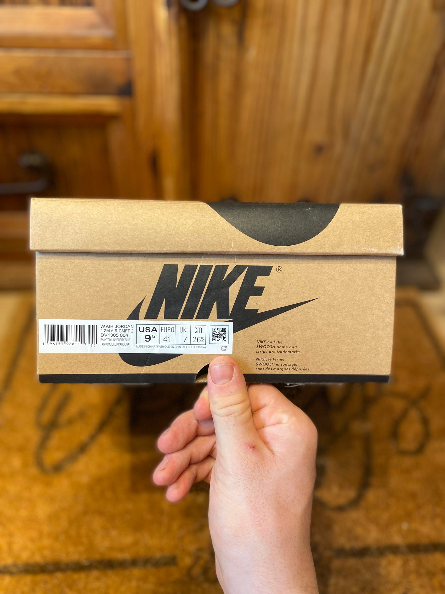 JORDAN 1 HIGH ZOOM AIR CMFT ‘PHANTOM UNIVERSITY BLUE’ - UK 7