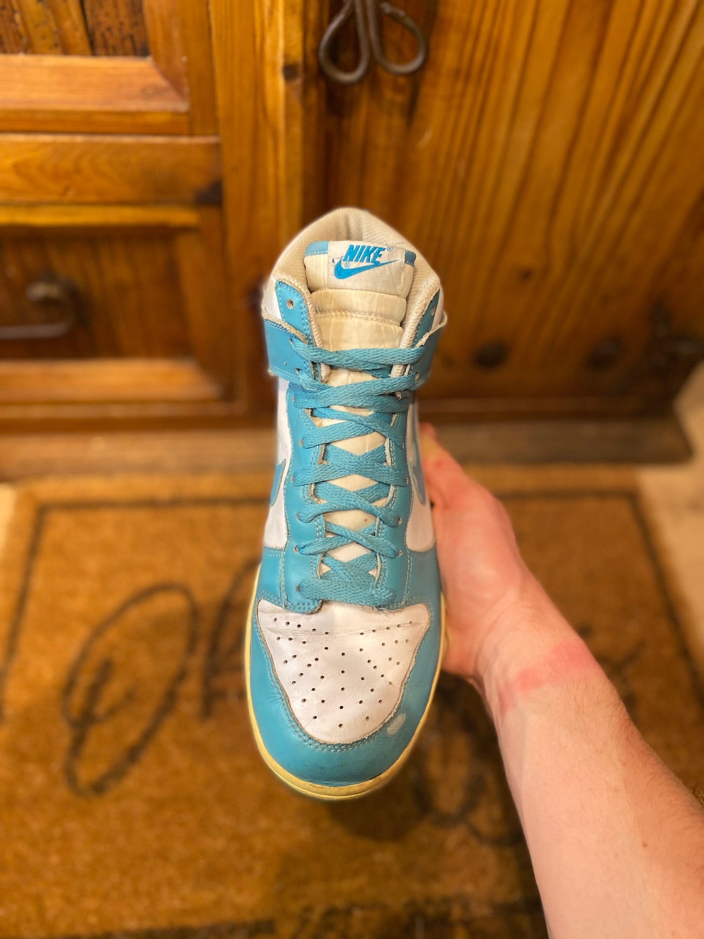 NIKE DUNK HIGH ‘OSTRICH PACK MINERAL BLUE’ 2011 *RARE* - UK 8