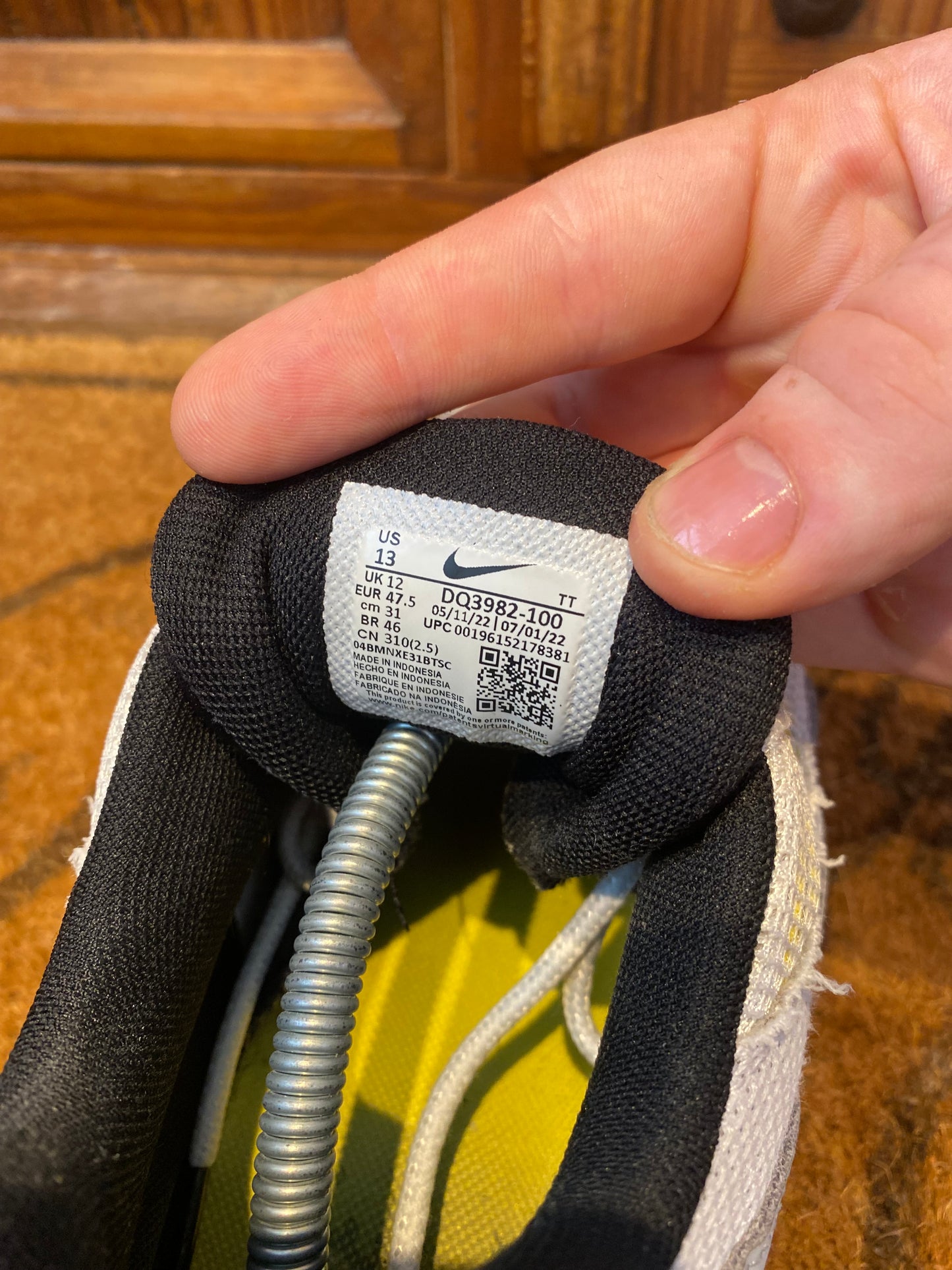 NIKE AIR MAX 95 ‘WOLF GREY TOUR YELLOW’ - UK 12