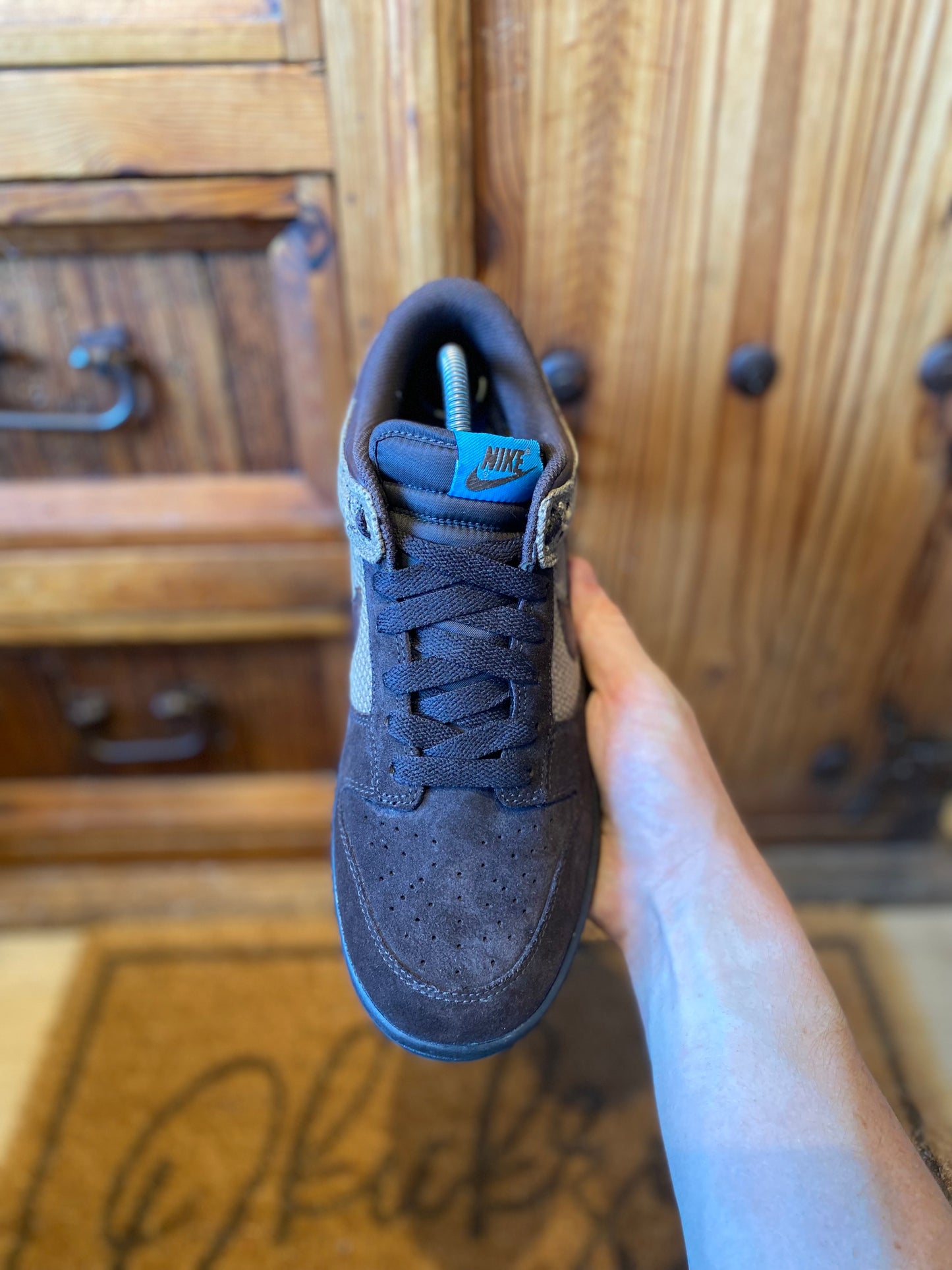 NIKE DUNK LOW CL ‘TAR / BOULDER BROWN VIVID’ *SAMPLE PAIR* - UK 8