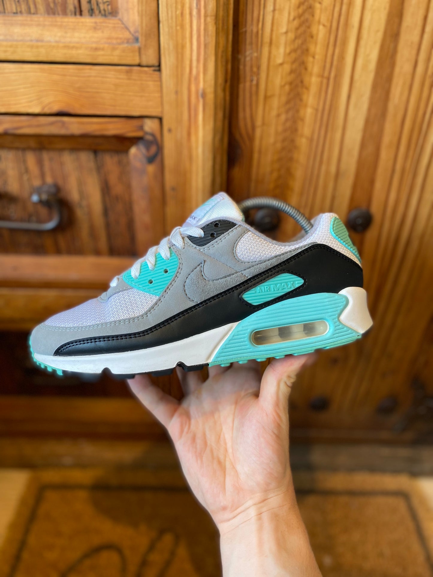 NIKE AIR MAX 90 RECRAFT HYPER TURQUOISE’ - UK 7.5