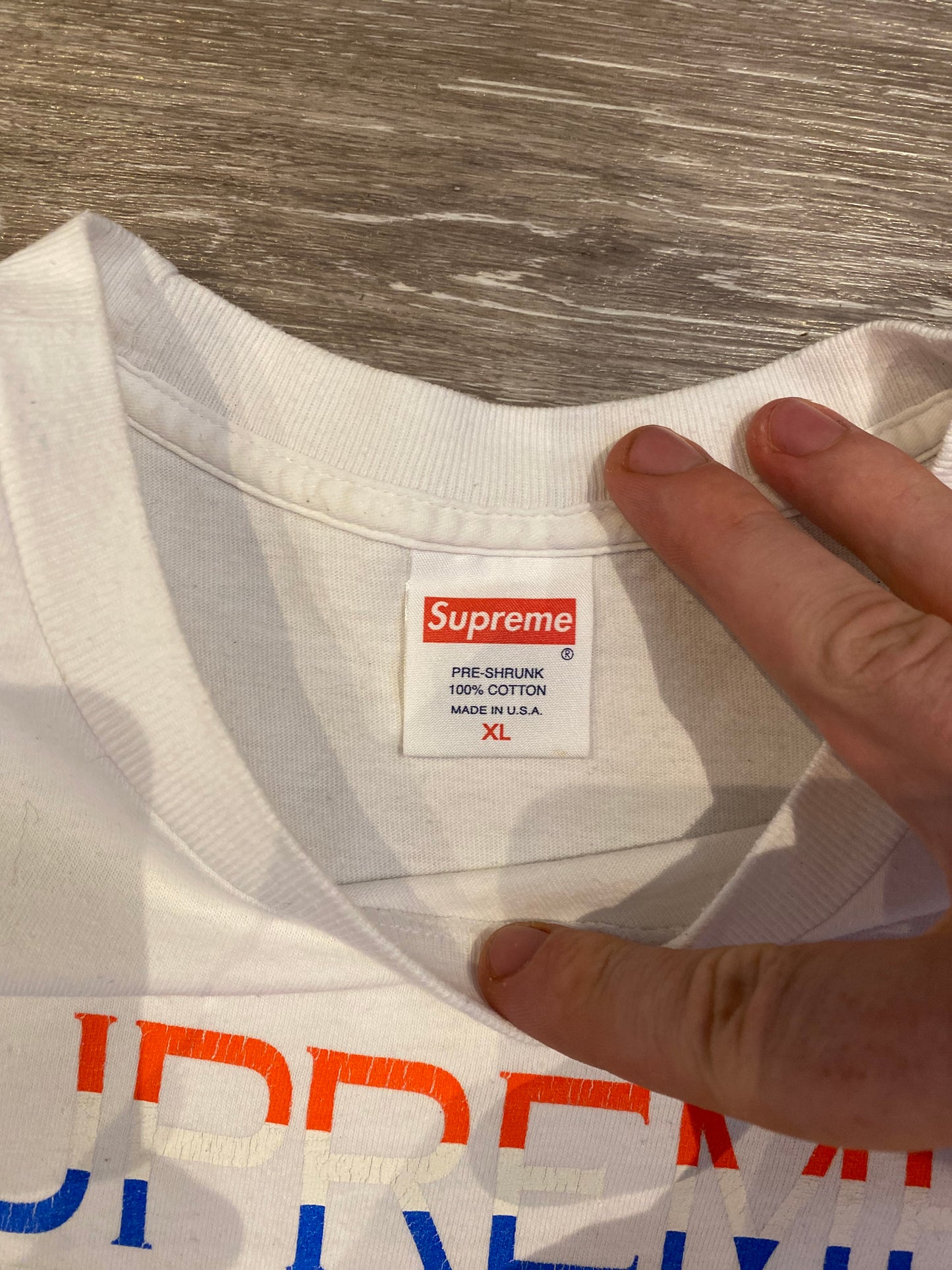 SUPREME ‘BARRINGTON LEVY JAH LIFE ENGLISHMAN’ T-SHIRT - XL