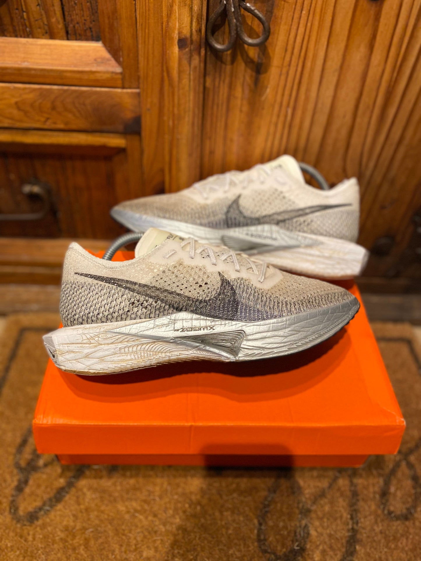 NIKE ZOOMX VAPORFLY 3 ‘WHITE PARTICLE GREY’ - UK 8.5