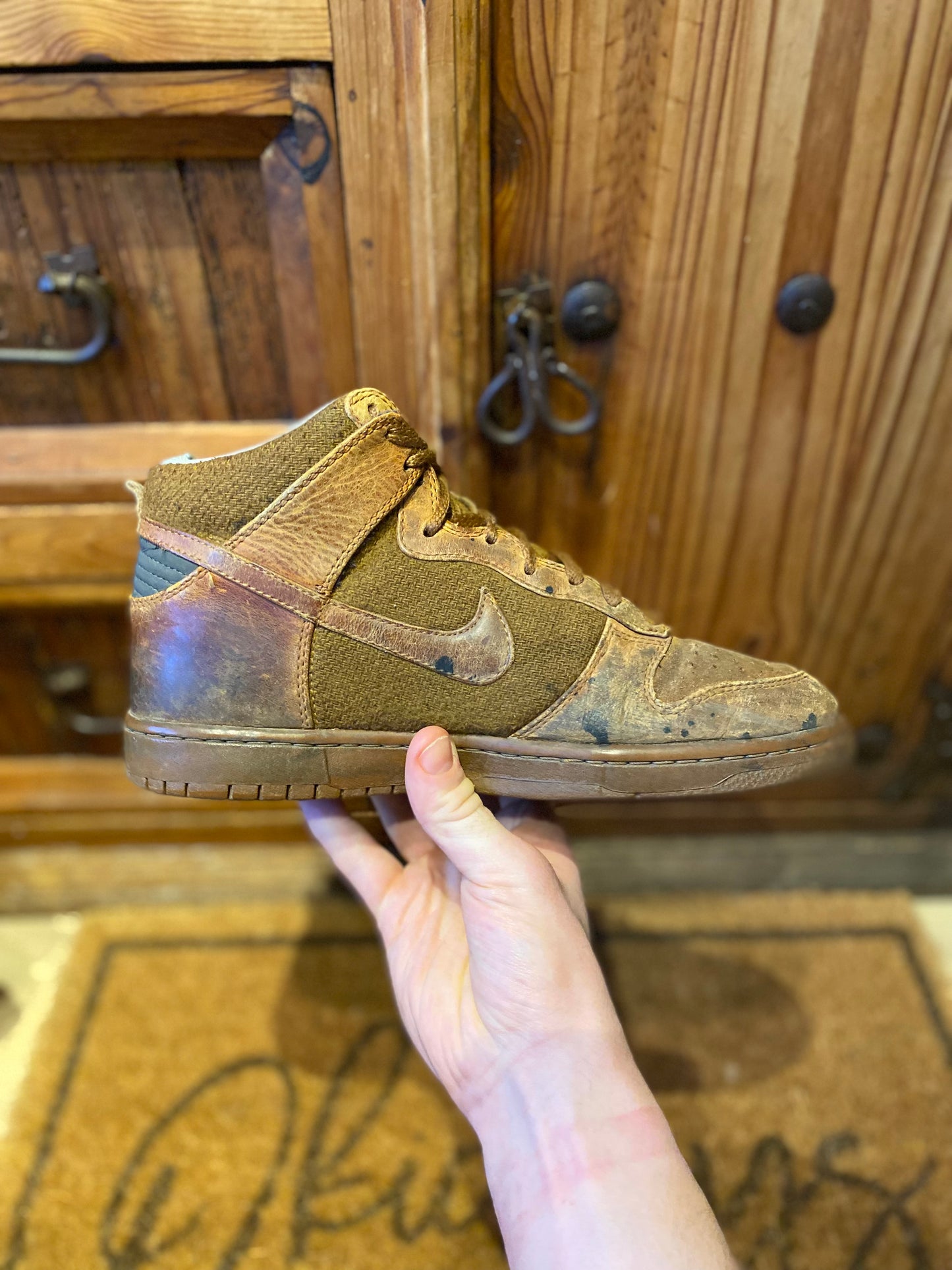 NIKE DUNK HIGH ‘SUPREME SPARK’ 2008 *RARE* - UK 8.5