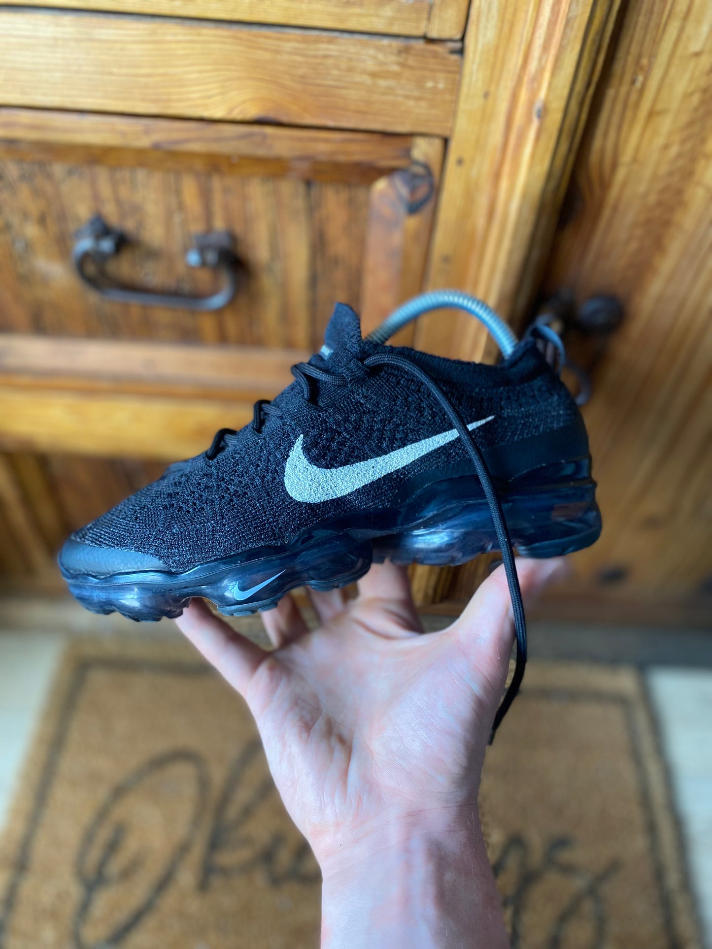 NIKE VAPORMAX FLYKNIT ‘BLACK SAIL ANTHRACITE’ - UK 5