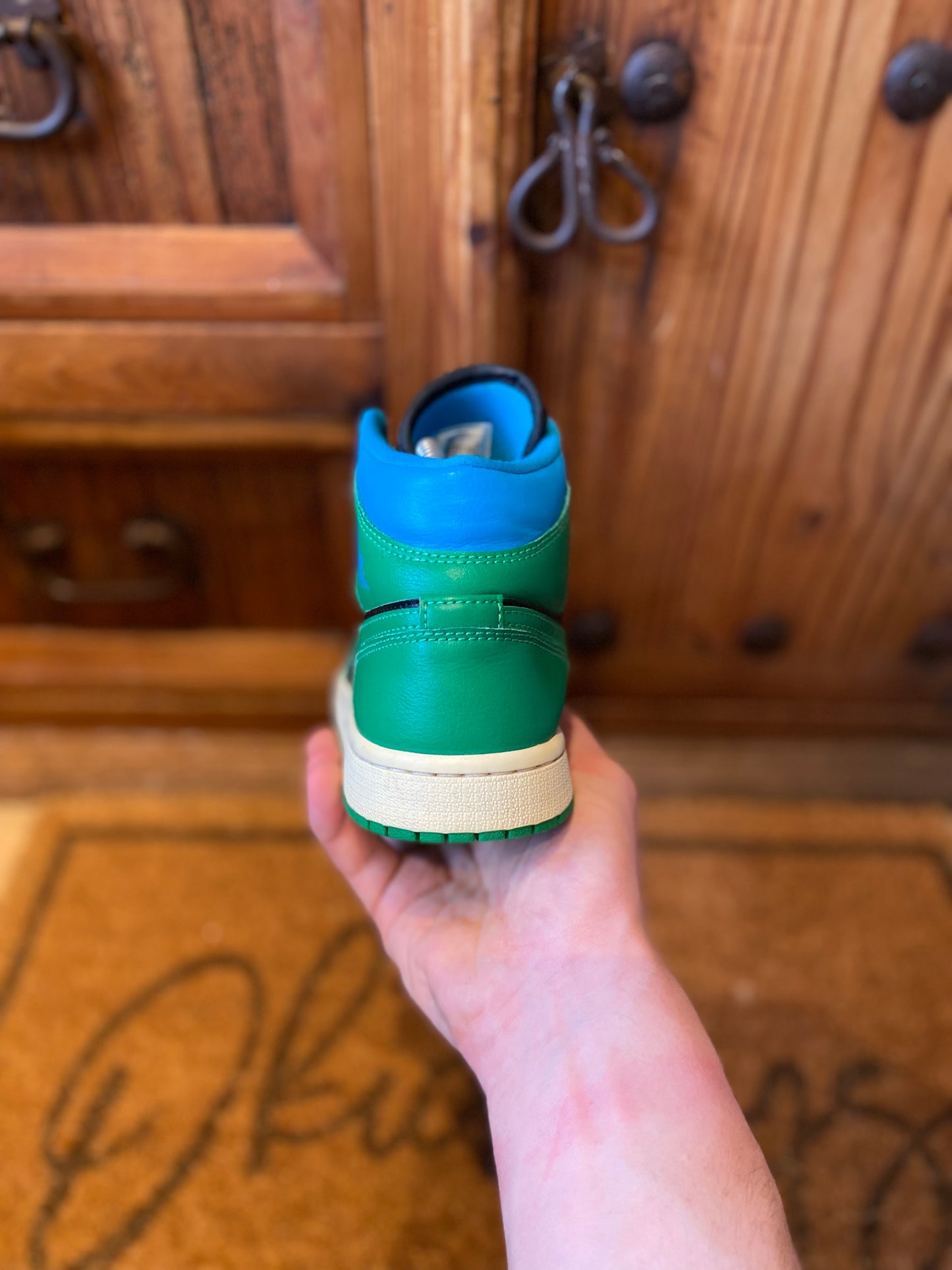 JORDAN 1 MID ‘LUCKY GREEN AQUATONE’ - UK 5