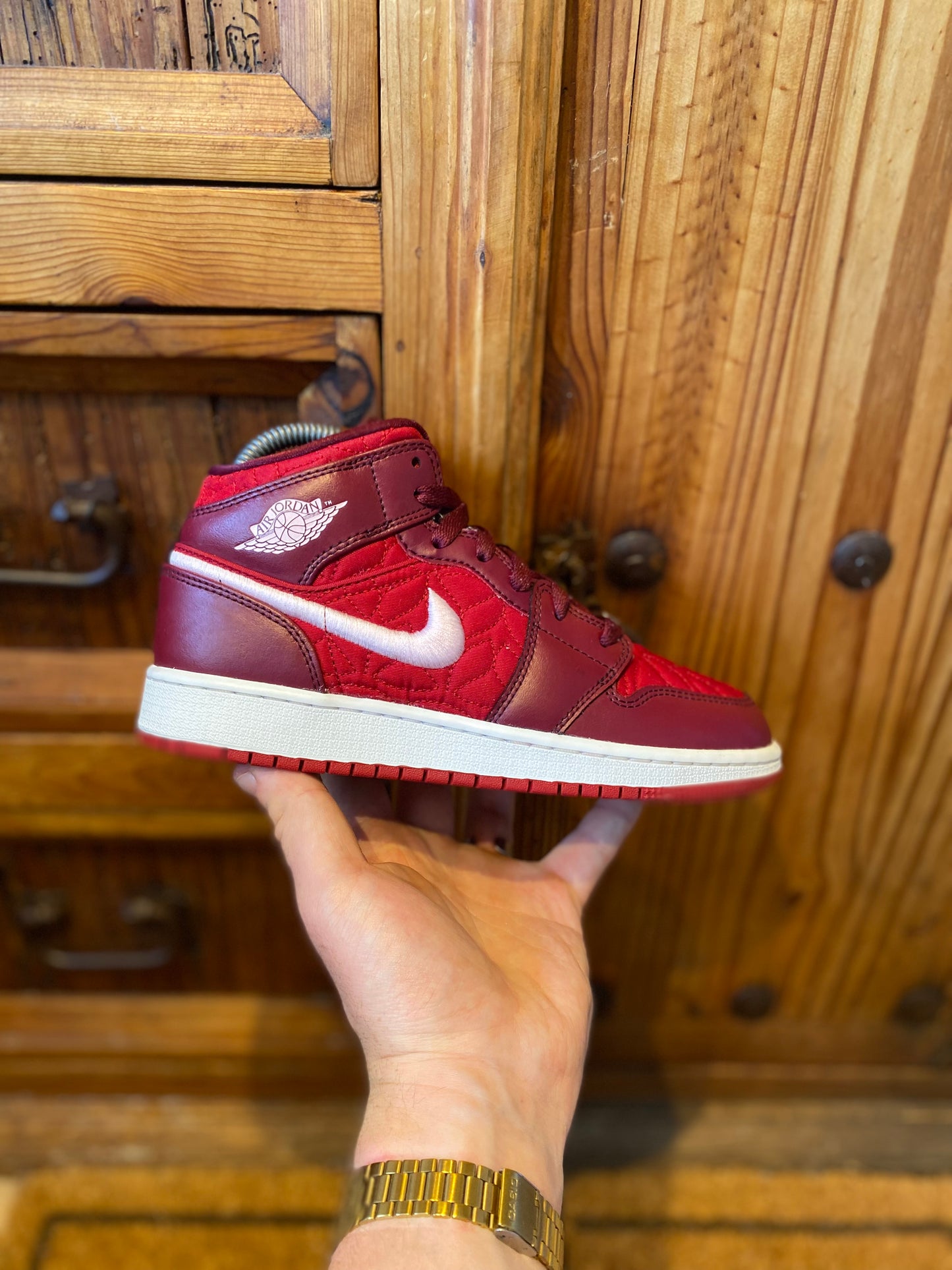 JORDAN 1 MID ‘RED QUILT’ - UK 4