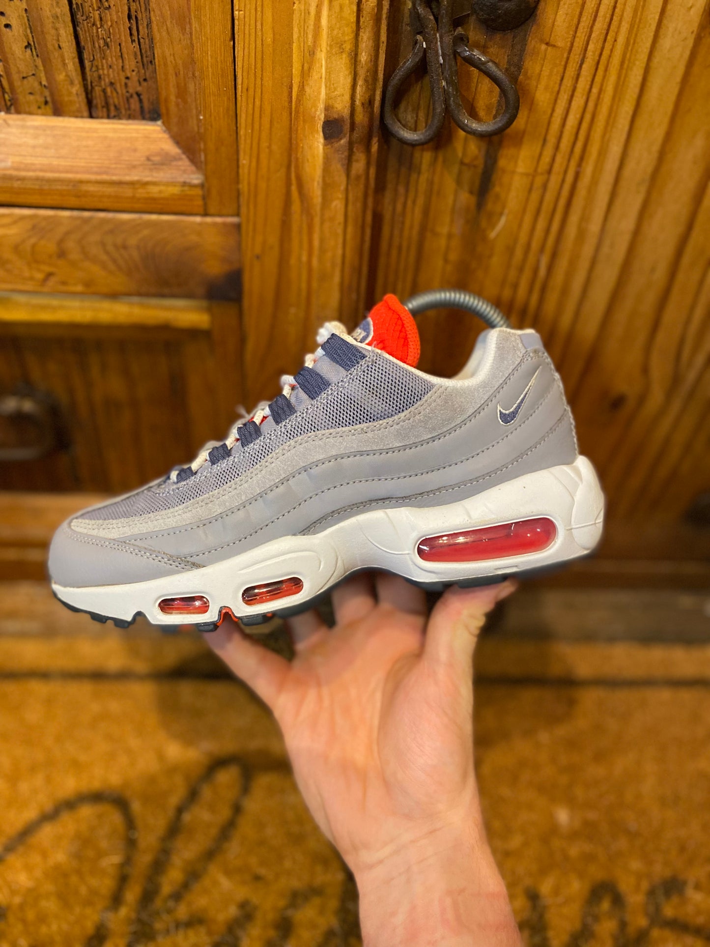 NIKE AIR MAX 95 ‘GREY NAVY CRIMSON’ - UK 5.5