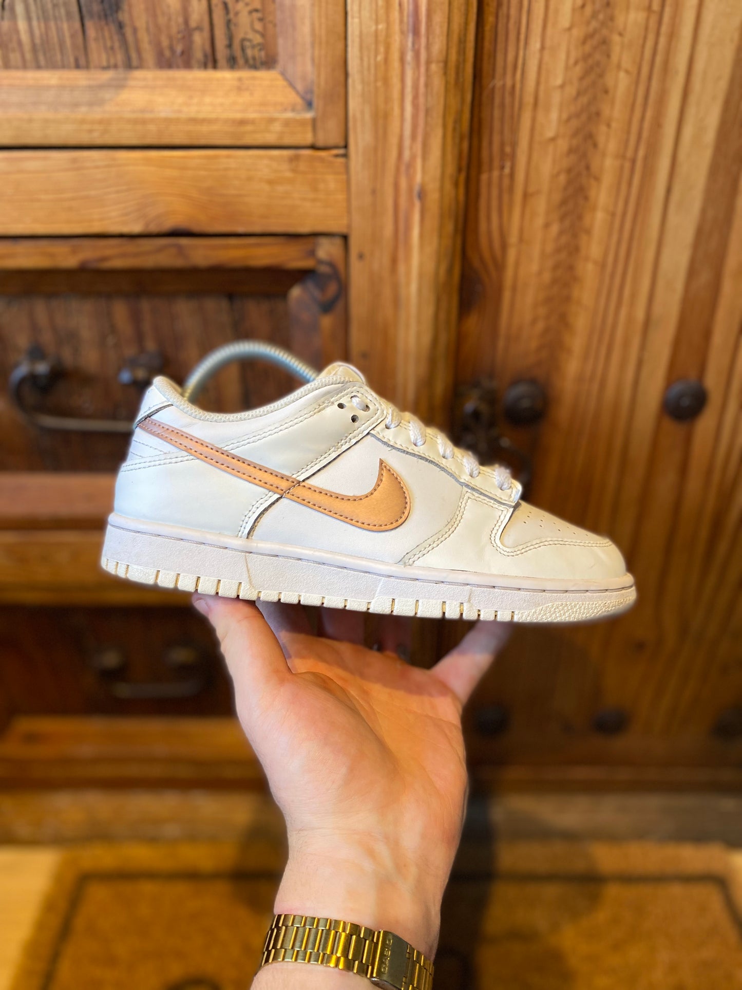 NIKE DUNK LOW ‘WHITE PINK’ - UK 5.5