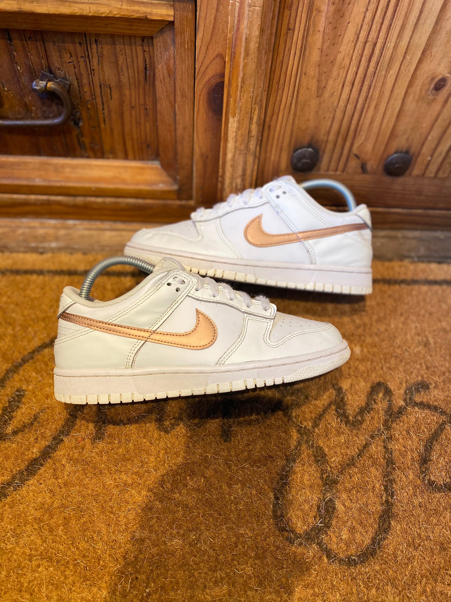 NIKE DUNK LOW ‘WHITE PINK’ - UK 5.5