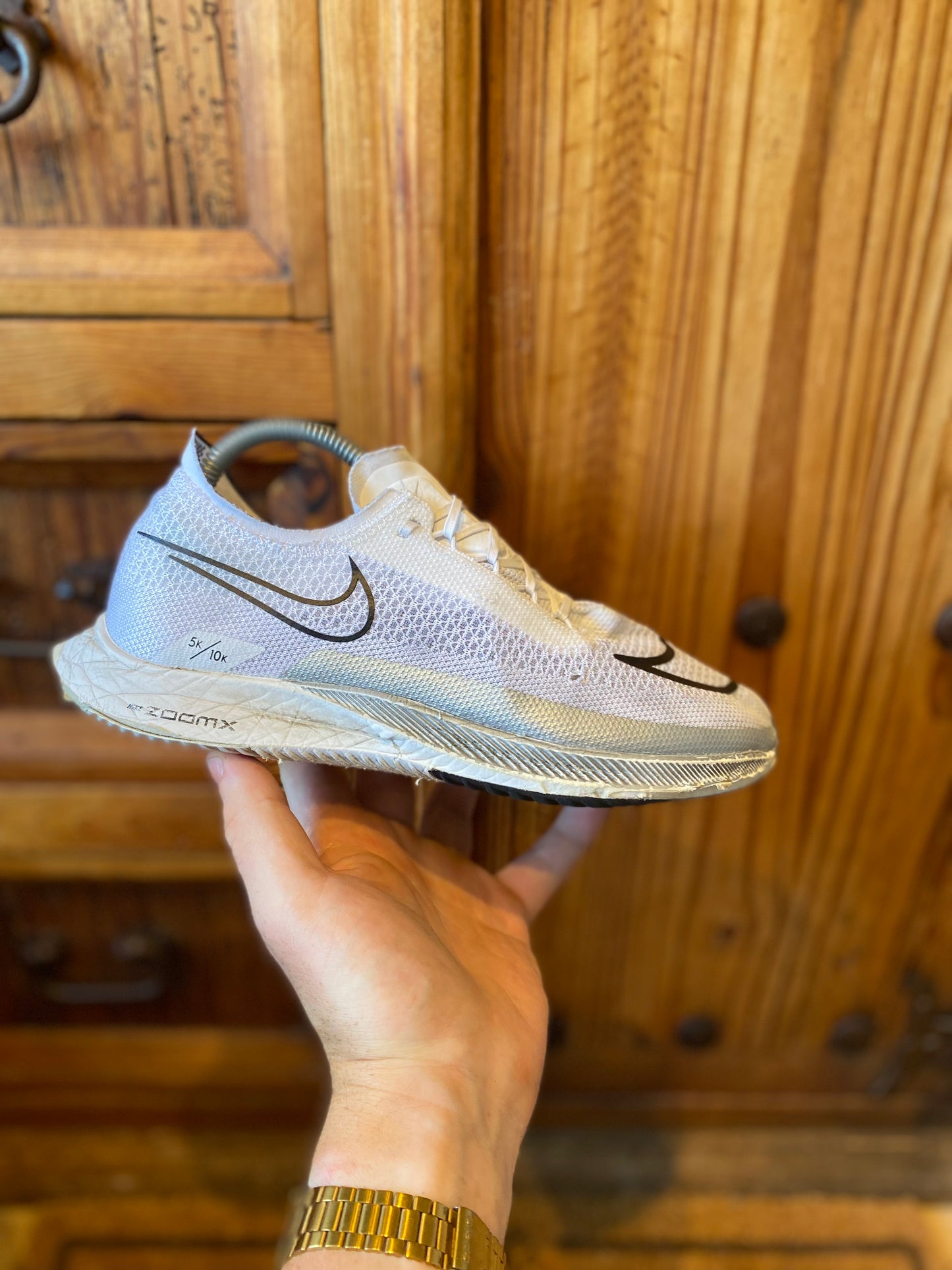 NIKE ZOOMX STREAKFLY PREMIUM ‘WHITE SILVER METALLIC’ - UK 6