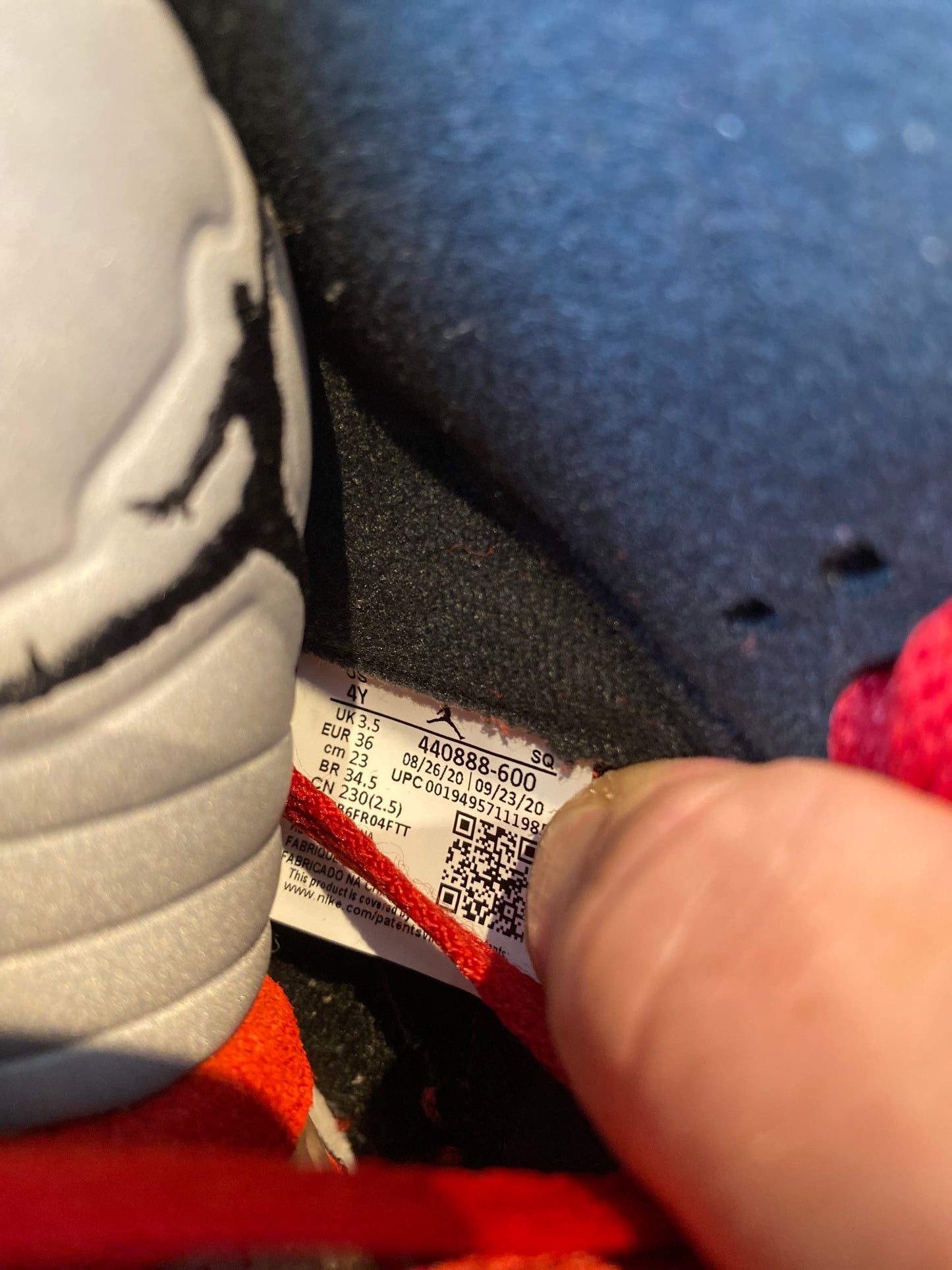 JORDAN 5 ‘RAGING BULL’ - UK 3.5