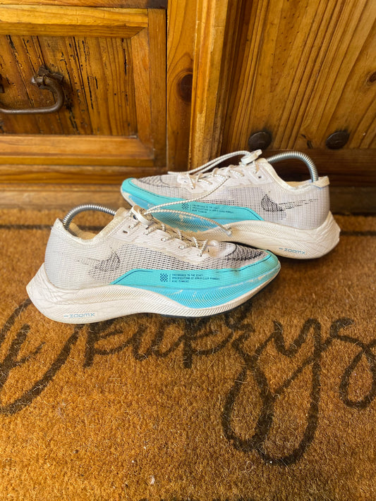 NIKE VAPORFLY 2 ‘WHITE AURORA GREEN’ - UK 6.5
