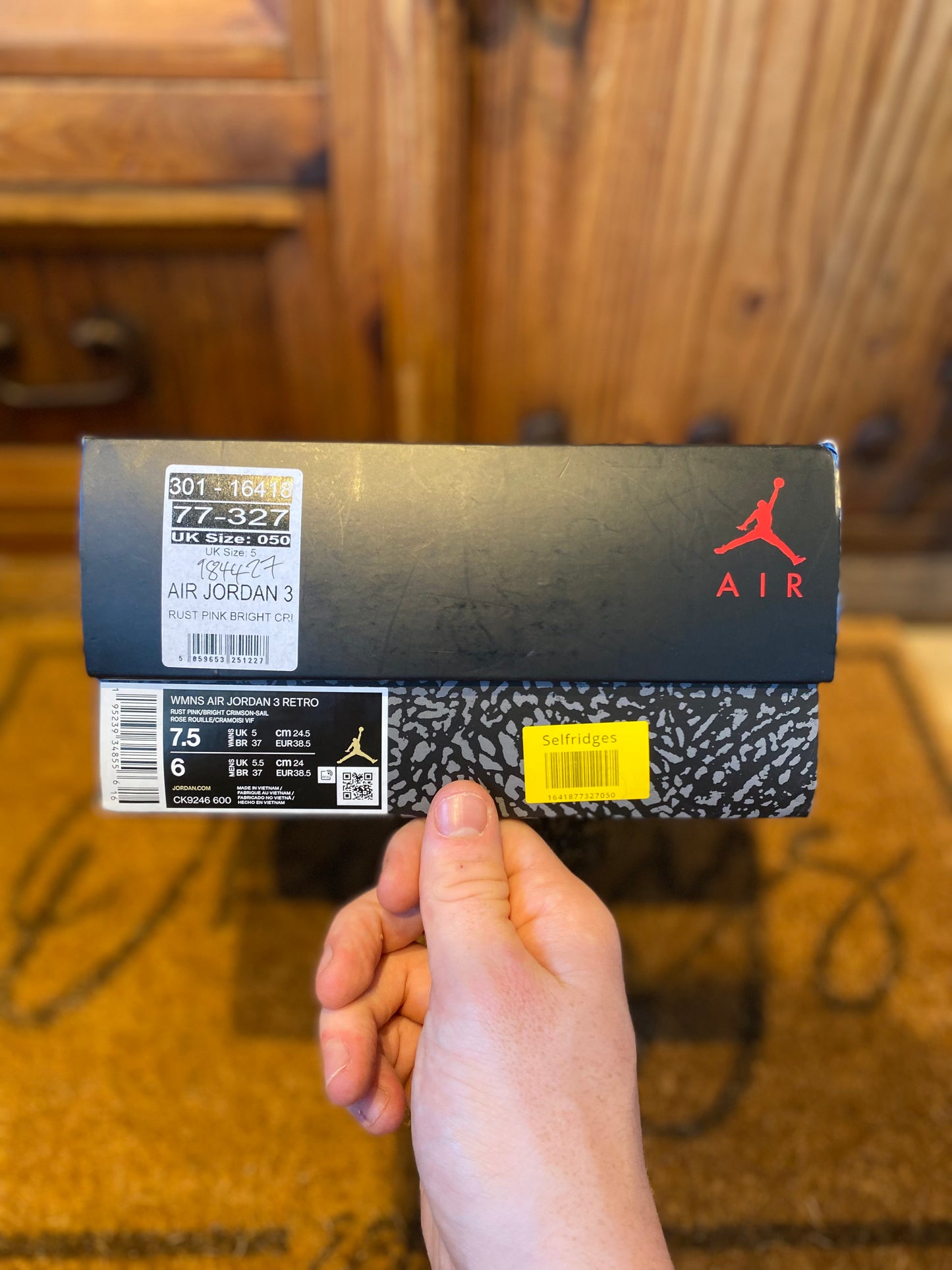 JORDAN 3 ‘RUST PINK’ - UK 5