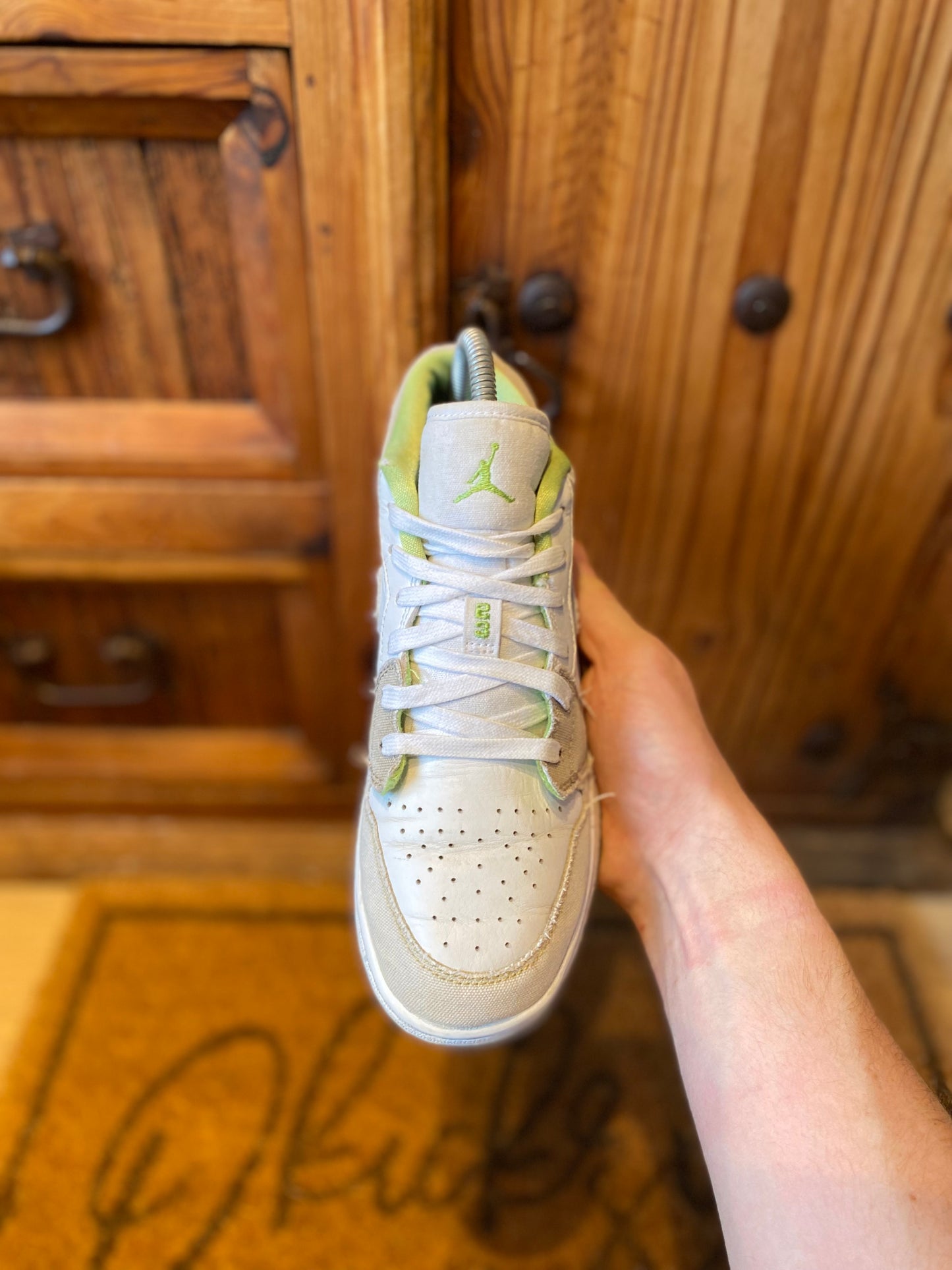 JORDAN 1 LOW ‘PASTEL GRIND VIVID GREEN’ - UK 5.5
