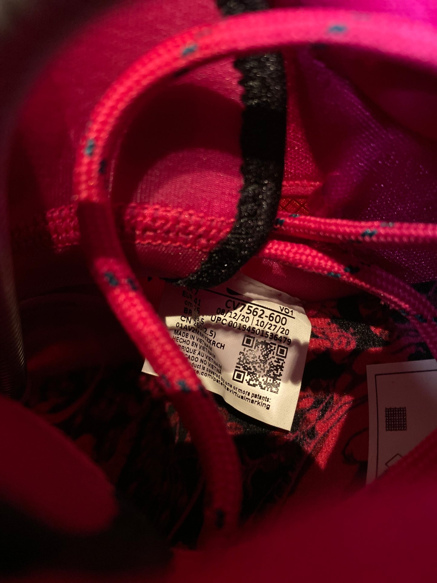 NIKE LEBRON 18 LOW ‘FIREBERRY’ - DS - UK 7