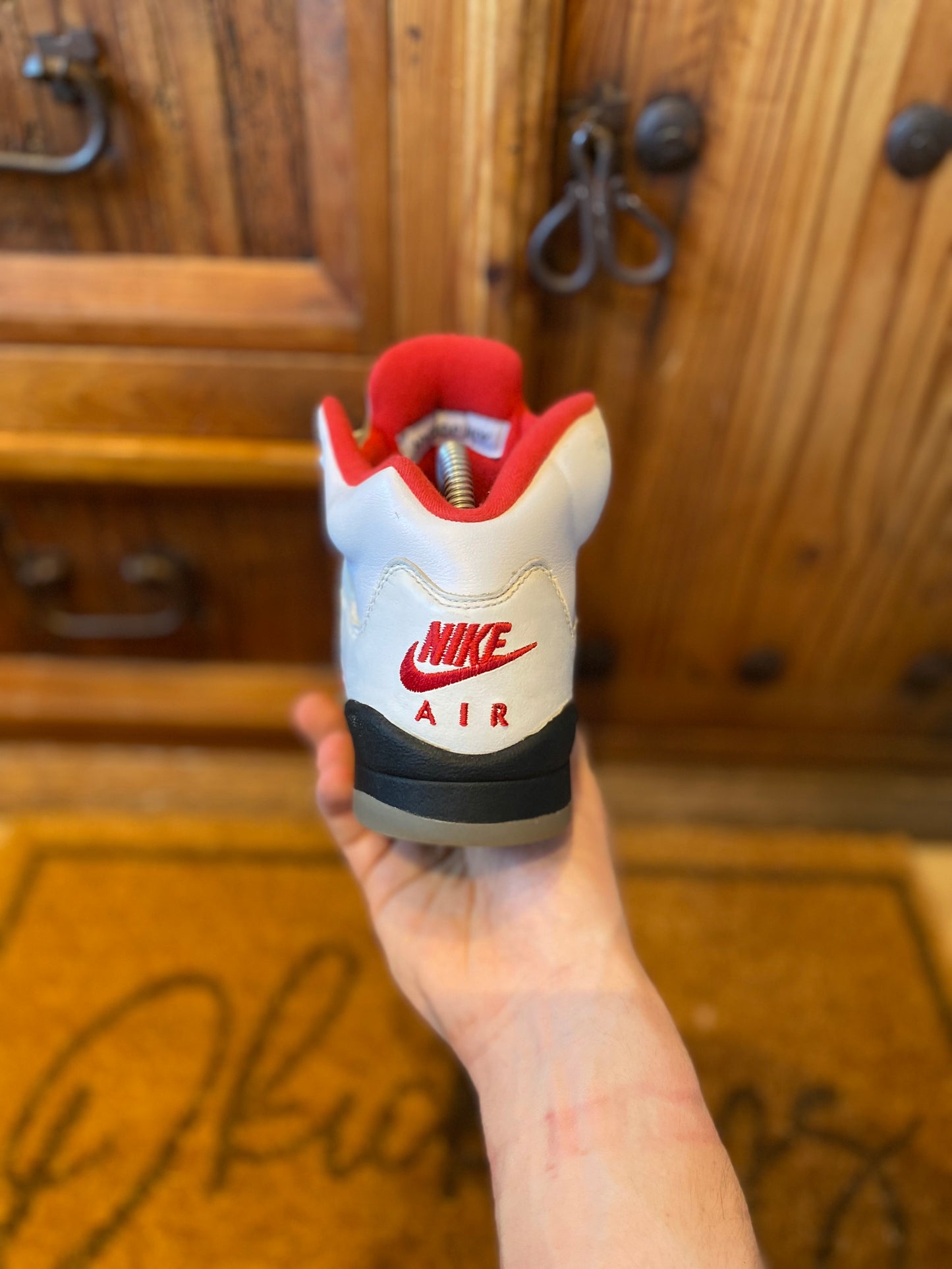 JORDAN 5 ‘FIRE RED SILVER TONGUE’ - UK 5.5