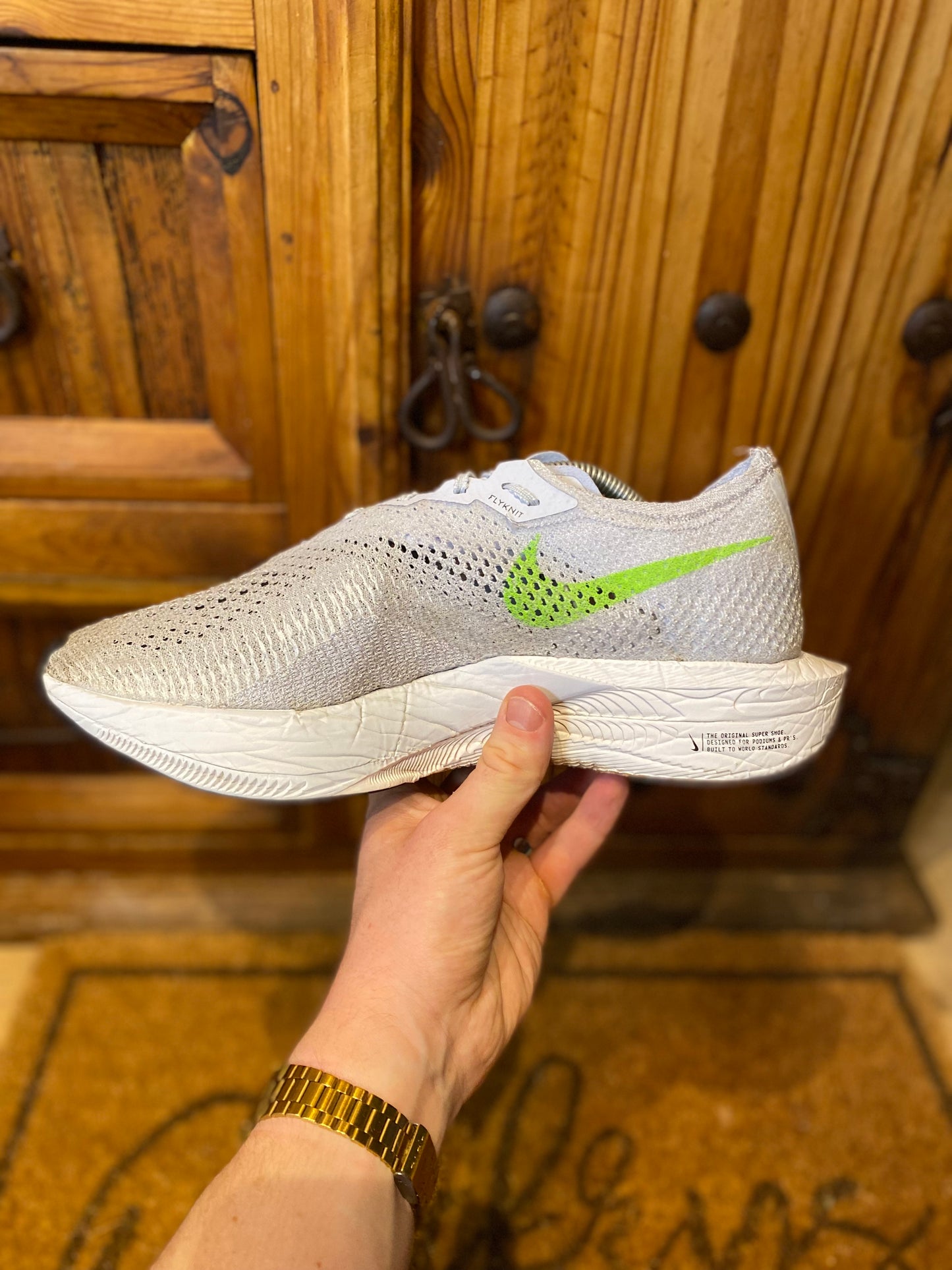 NIKE ZOOMX VAPORFLY 3 ‘FOOTBALL GREY RACER BLUE’ - UK 10.5