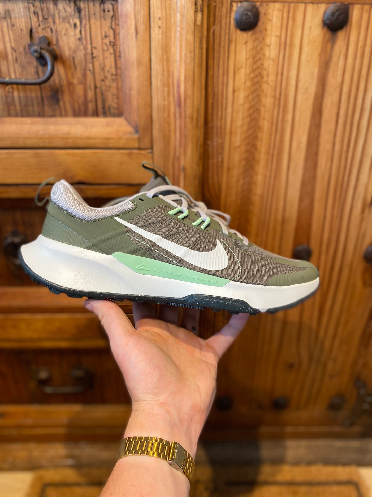 NIKE JUNIPER TRAIL 2 NEXT NATURE ‘MEDIUM OLIVE’ - BNWT - UK 11