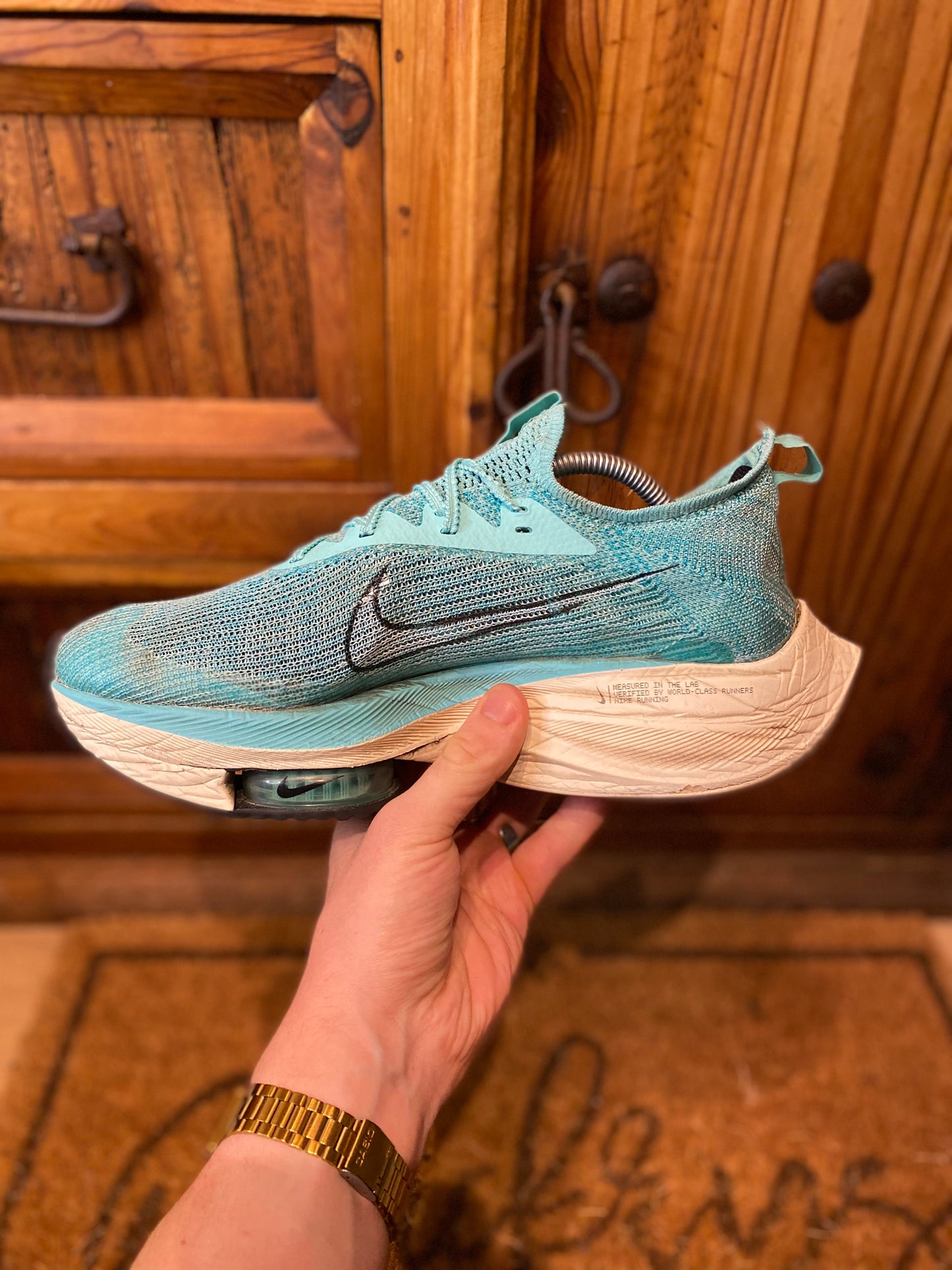 NIKE AIR ZOOM ALPHAFLY ‘HYPER TURQUOISE’ - UK 9.5