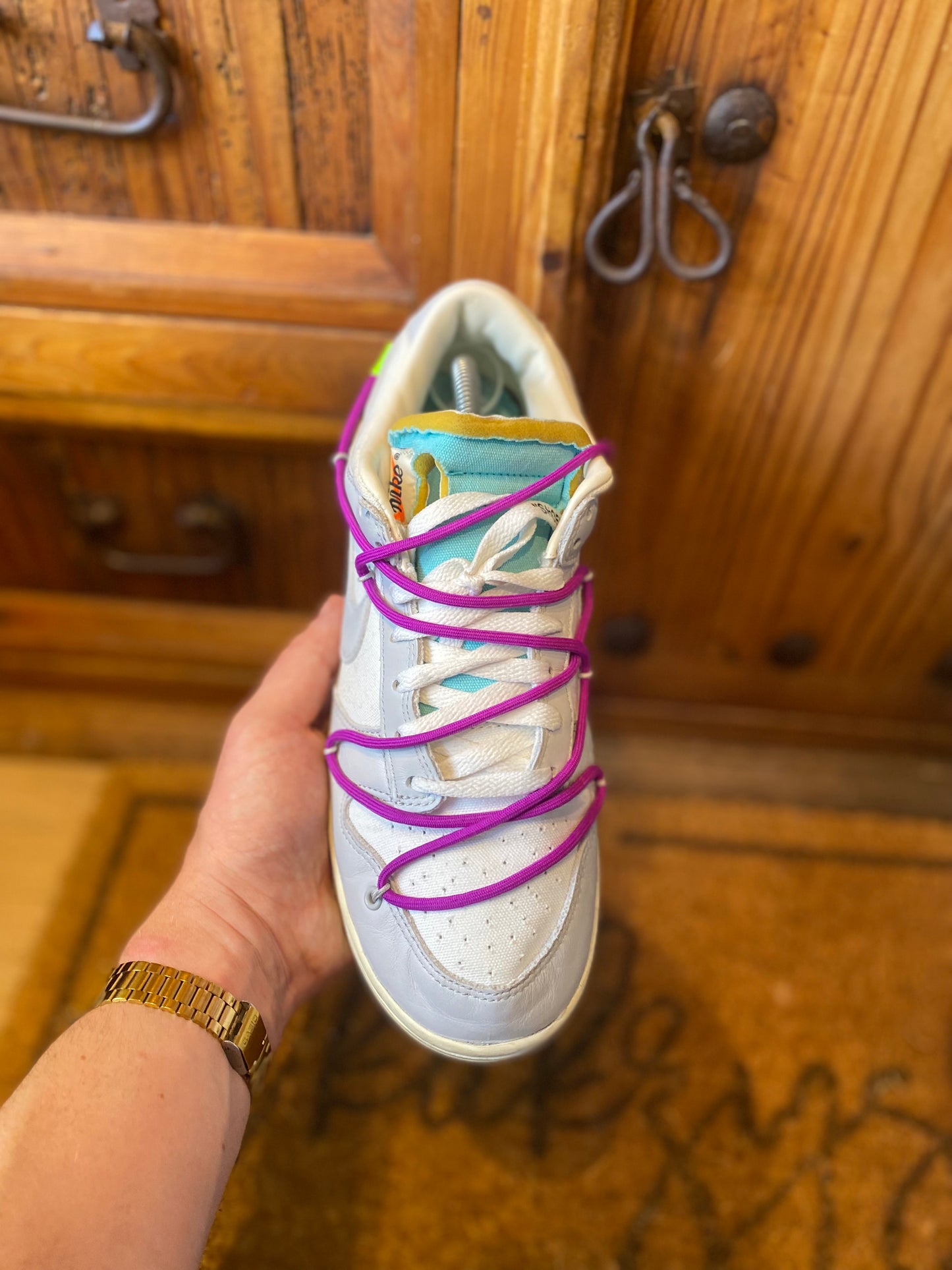 NIKE X OFF WHITE DUNK LOW ‘LOT 21 OF 50’ - UK 8.5