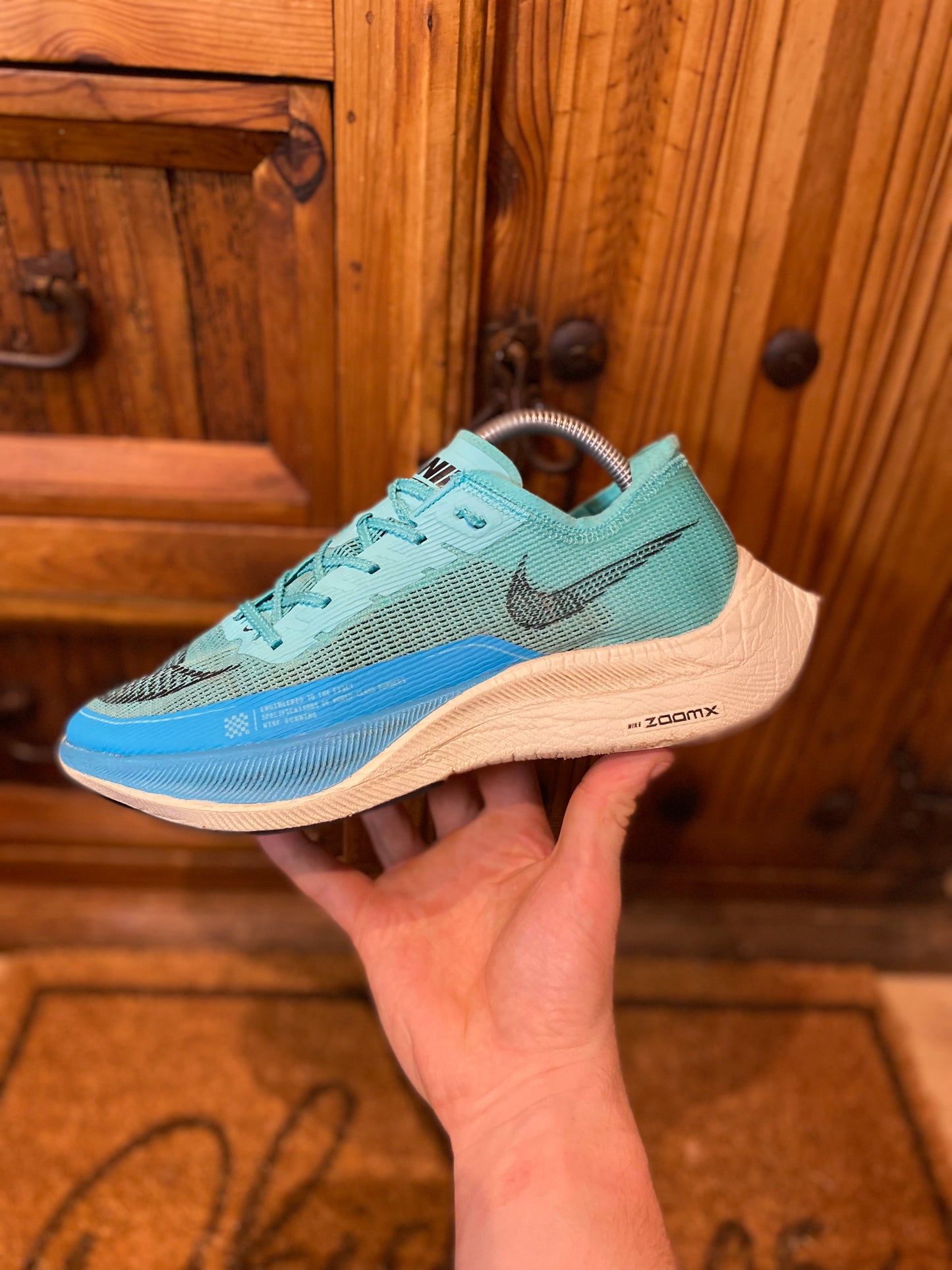 NIKE ZOOMX VAPORFLY 2 ‘AURORA GREEN’ - UK 8