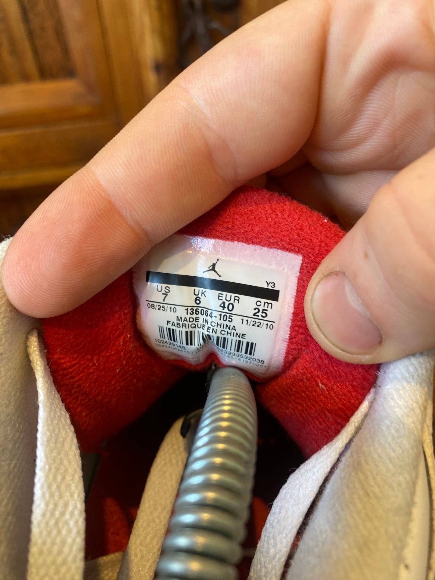 JORDAN 3 ‘WHITE CEMENT’ 2011 - UK 6