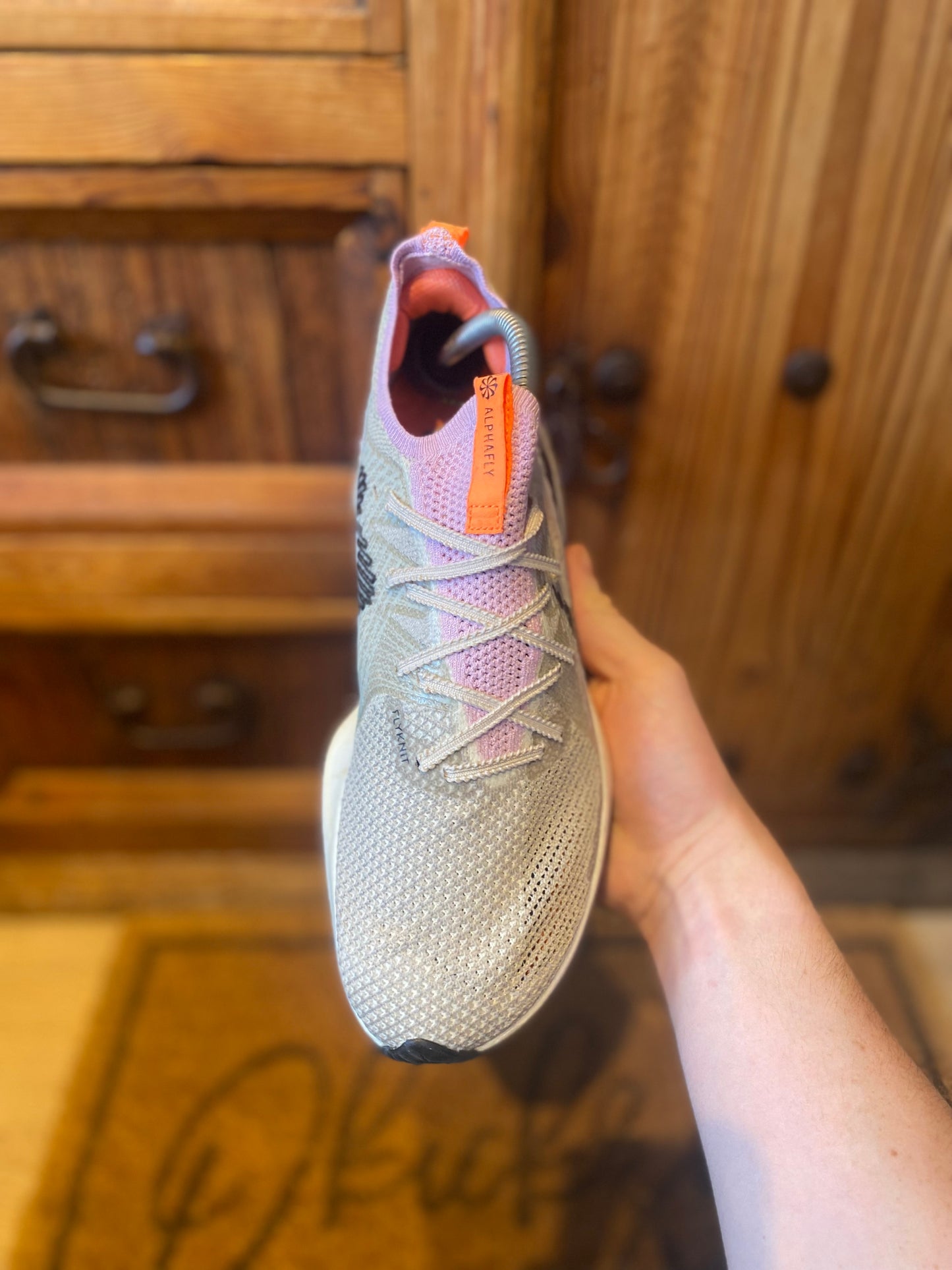 NIKE ZOOMX ALPHAFLY NEXT NATURE ‘FLAT PEWTER’ - UK 8