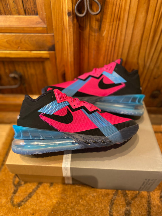 NIKE LEBRON 18 LOW ‘FIREBERRY’ - DS - UK 7