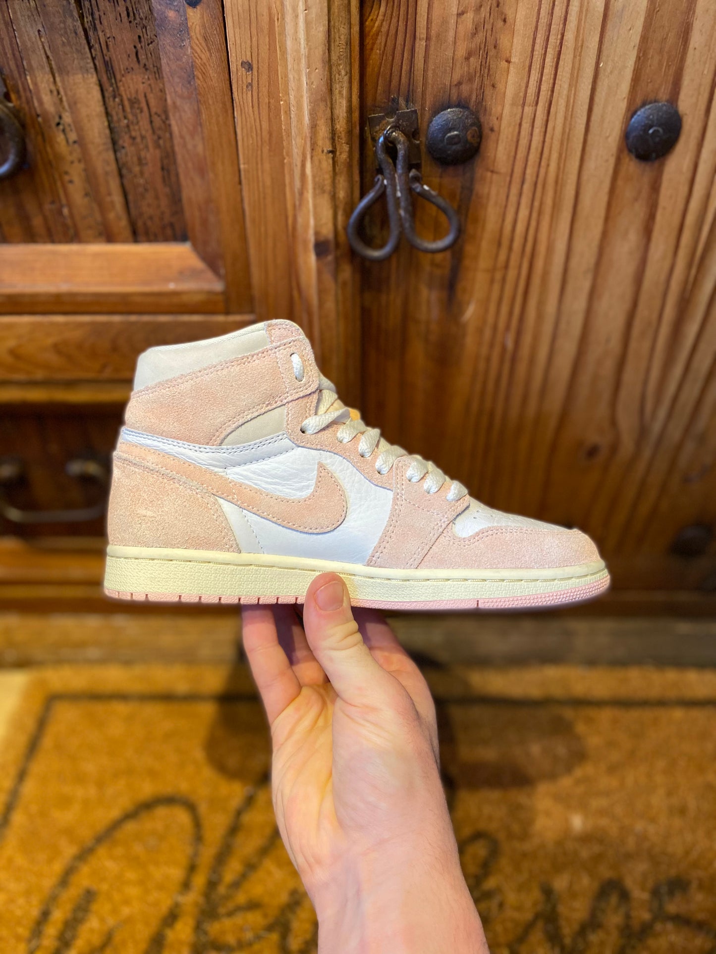 JORDAN 1 HIGH ‘WASHED PINK’ - UK 4.5