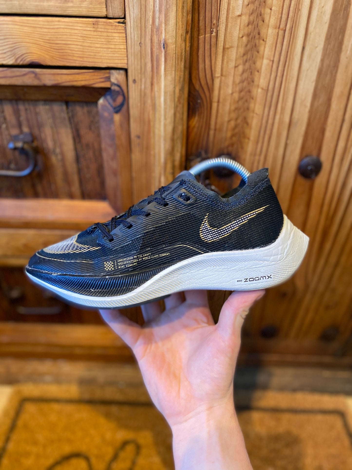 NIKE ZOOMX VAPORFLY NEXT% 2 ‘BLACK METALLIC GOLD COIN’ - UK 6.5
