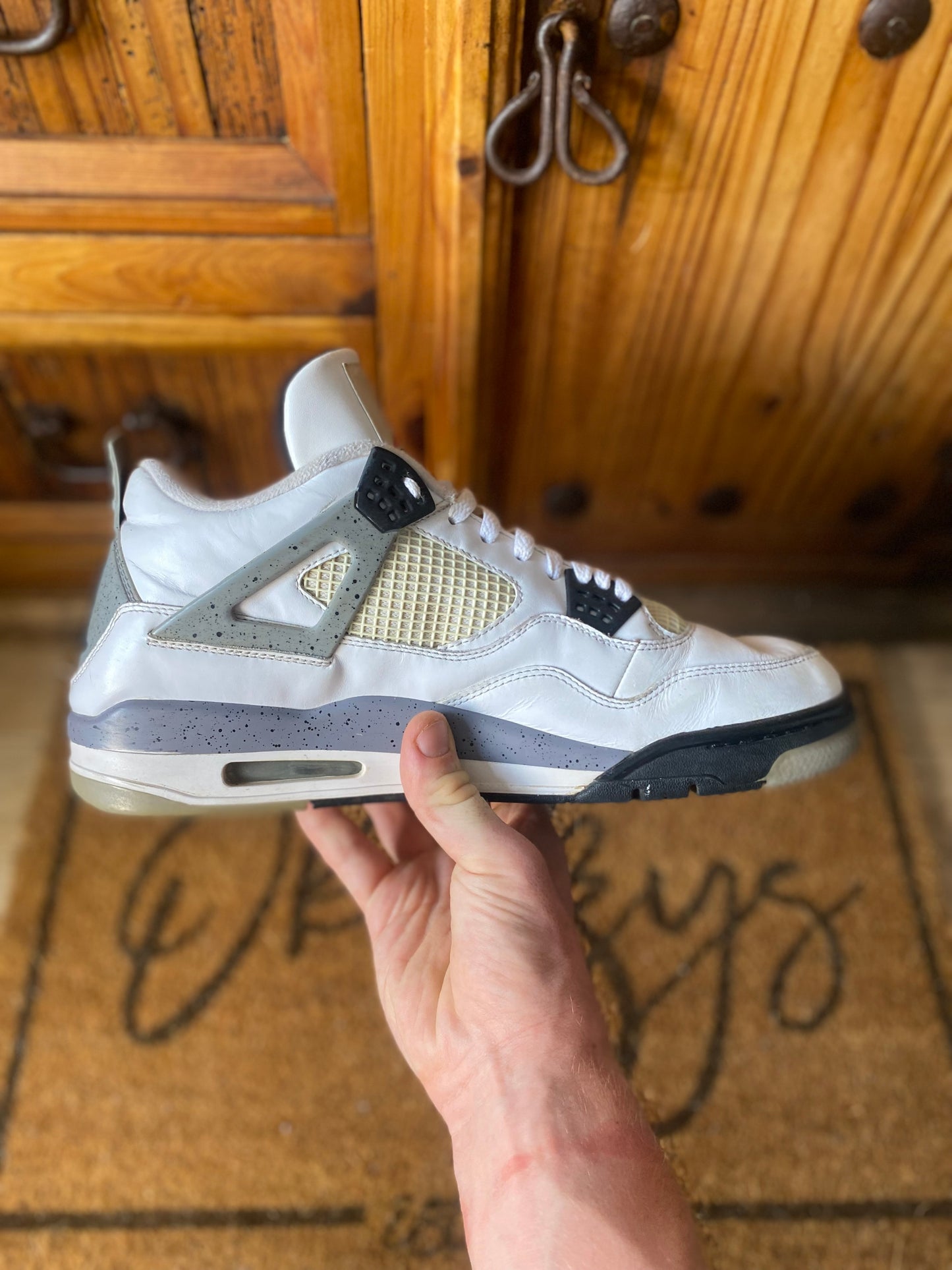 JORDAN 4 ‘WHITE CEMENT’ 2012- UK 12.5