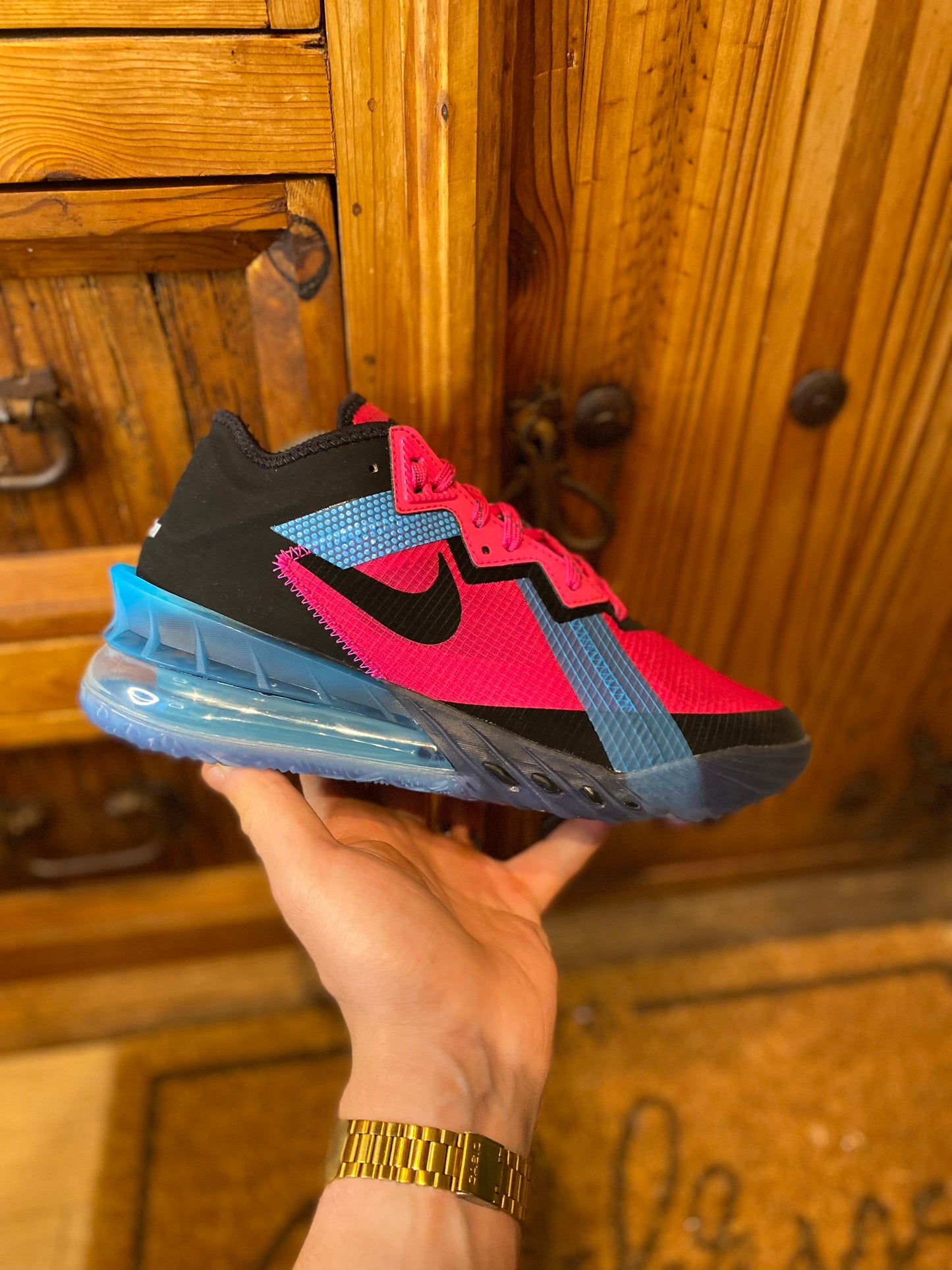 NIKE LEBRON 18 LOW ‘FIREBERRY’ - DS - UK 7