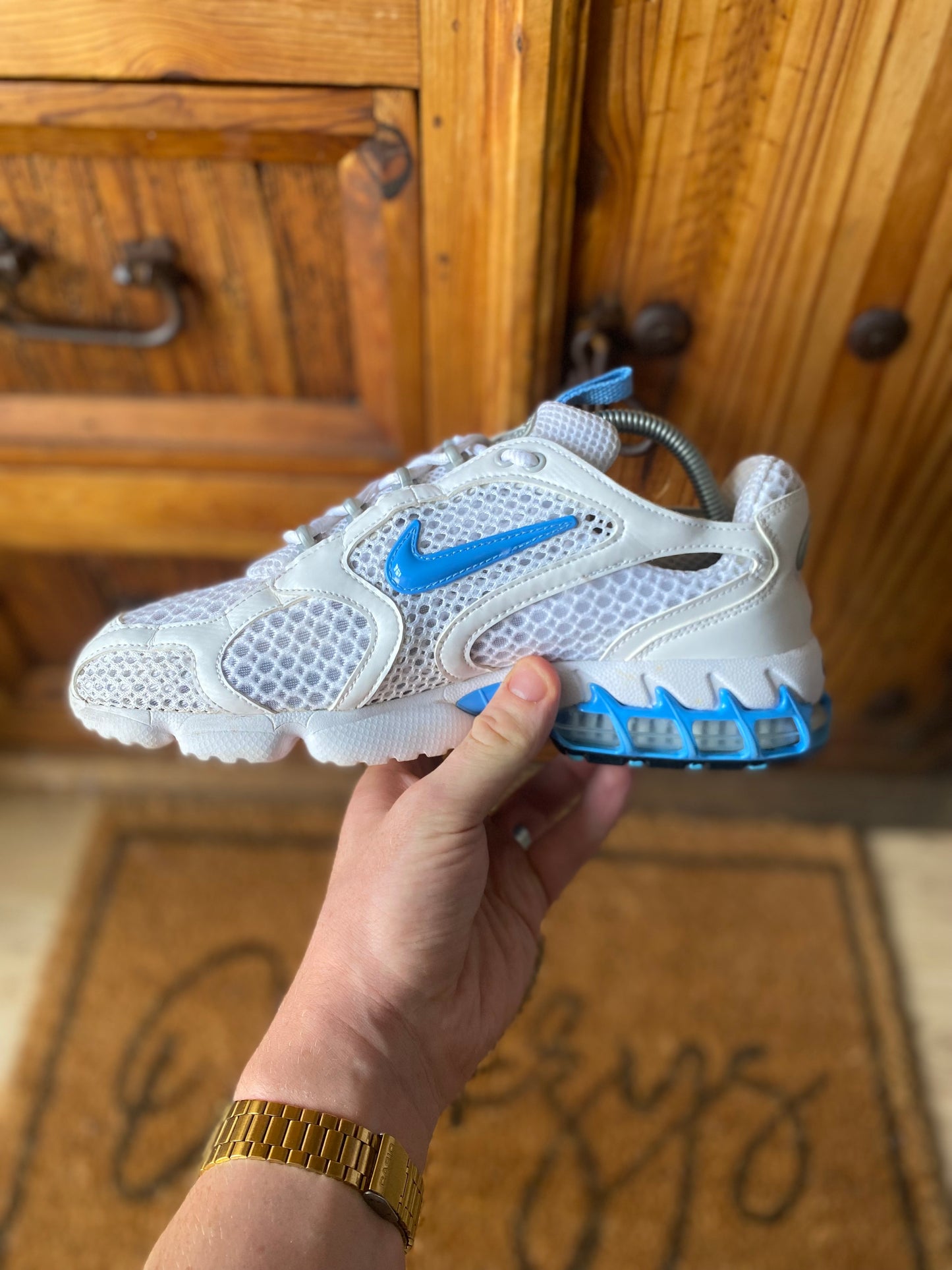 NIKE AIR ZOOM SPIRIDON CAGE 2 ‘WHITE UNIVERSITY BLUE’ - UK 7