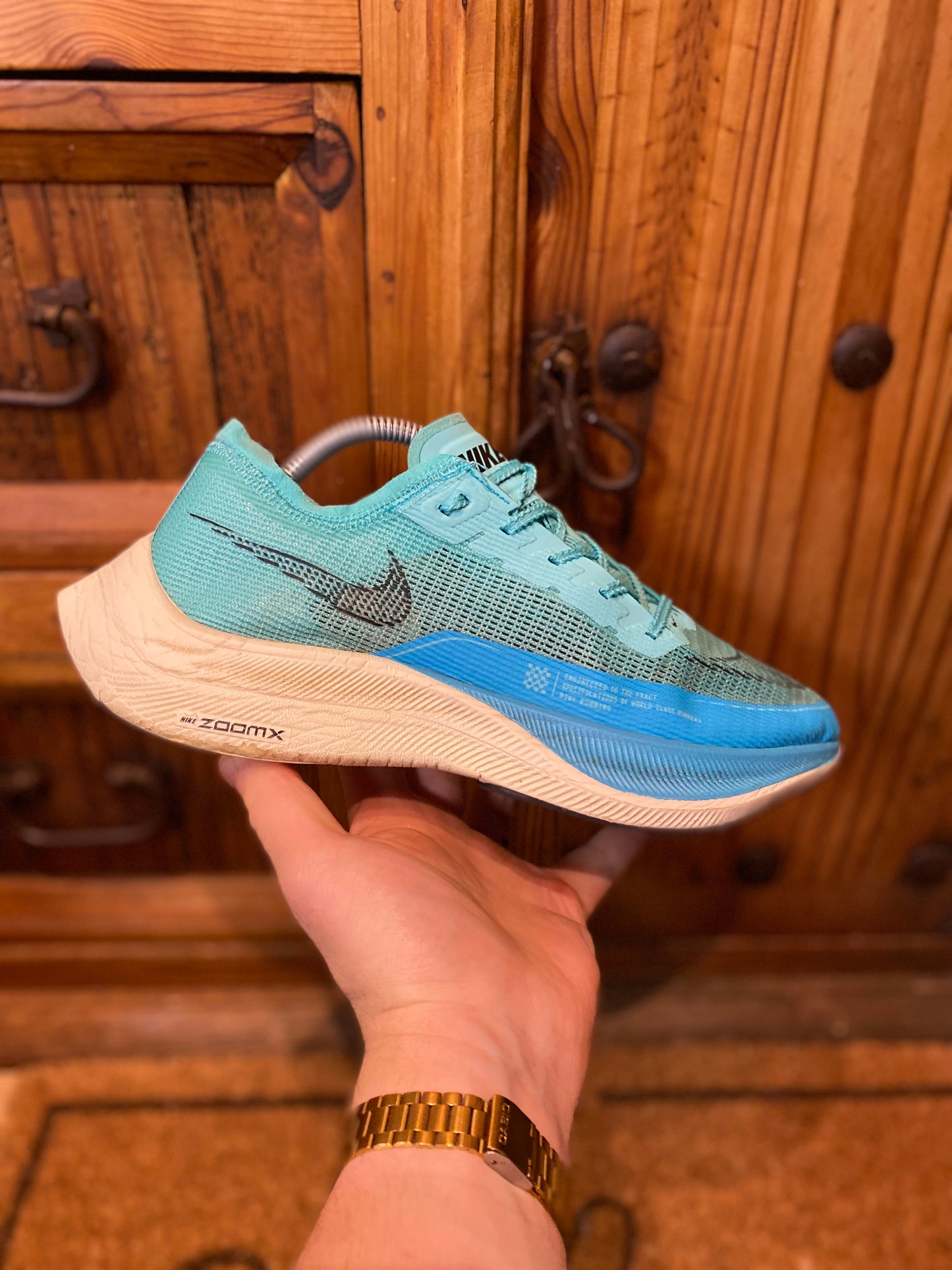 NIKE ZOOMX VAPORFLY 2 ‘AURORA GREEN’ - UK 8