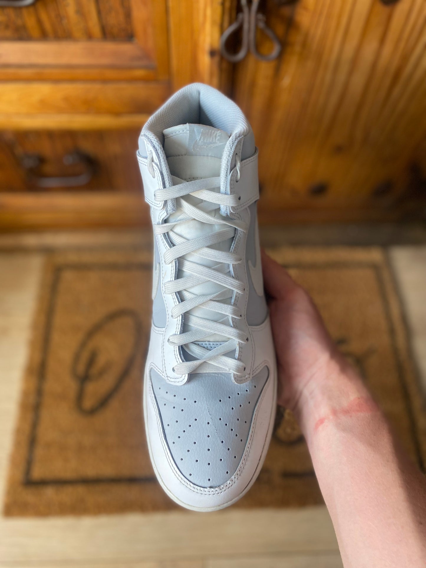 NIKE DUNK HIGH ‘SUMMIT WHITE PURE PLATINUM’ - UK 12