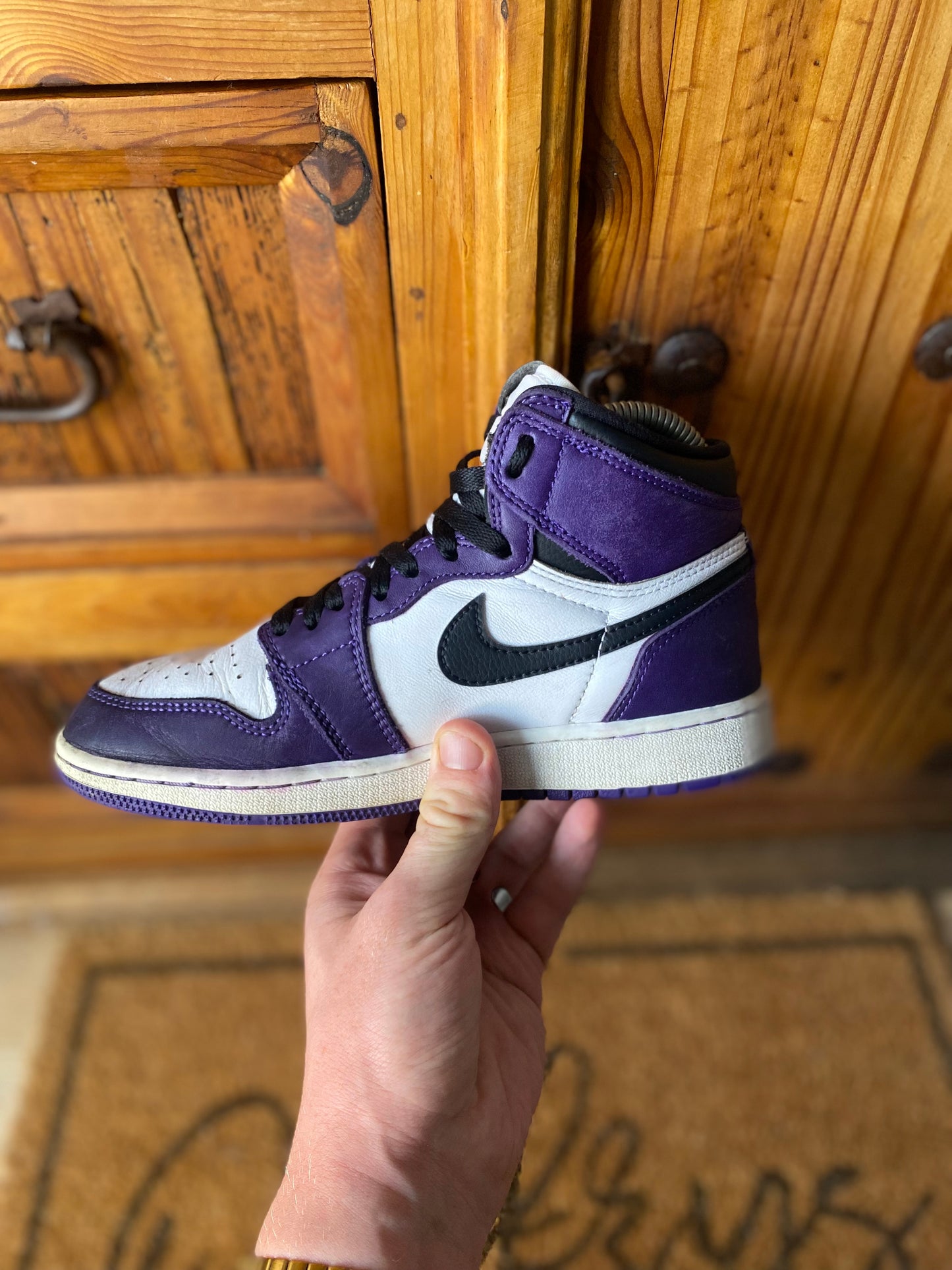 JORDAN 1 HIGH ‘COURT PURPLE WHITE’ - UK 4
