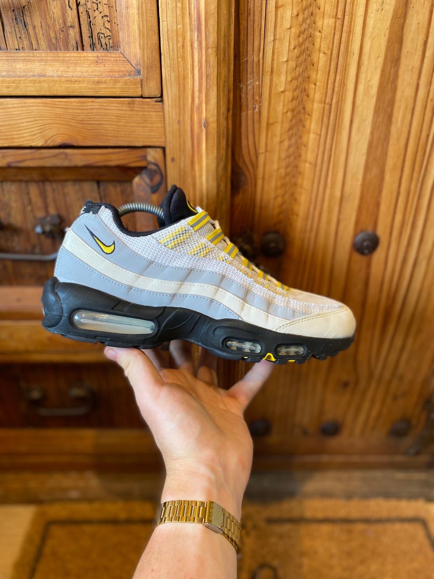 NIKE AIR MAX 95 ‘WOLF GREY TOUR YELLOW’ - UK 9
